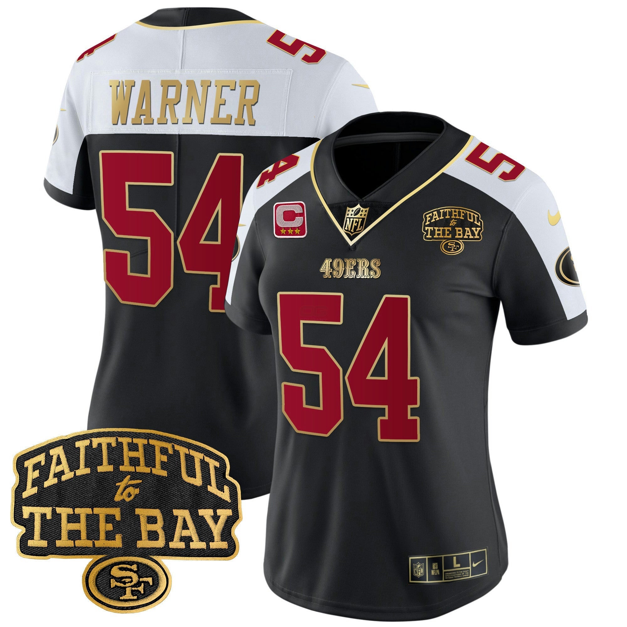 Camisa NFL Women’s Faithful To The Bay Patch Vapor Limited Jersey V8