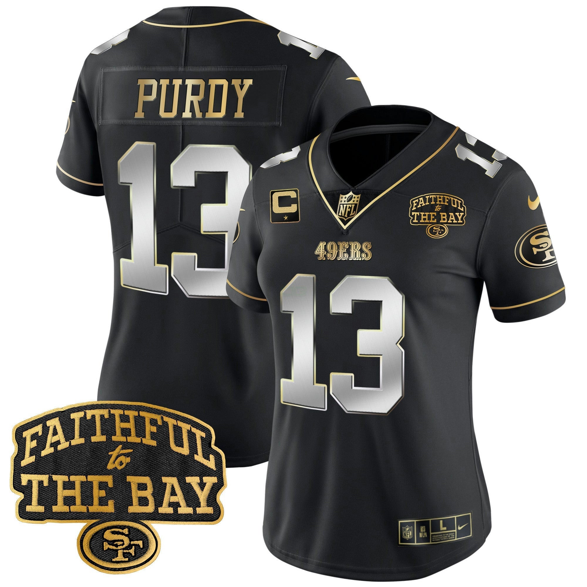 Camisa NFL Women’s Faithful To The Bay Patch Vapor Limited Jersey V8