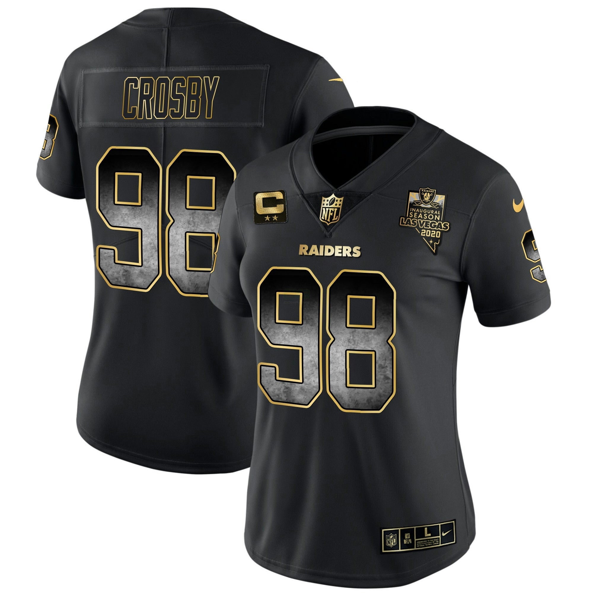 Camisa NFL Women’s Gold Arch Smoke Vapor Jersey