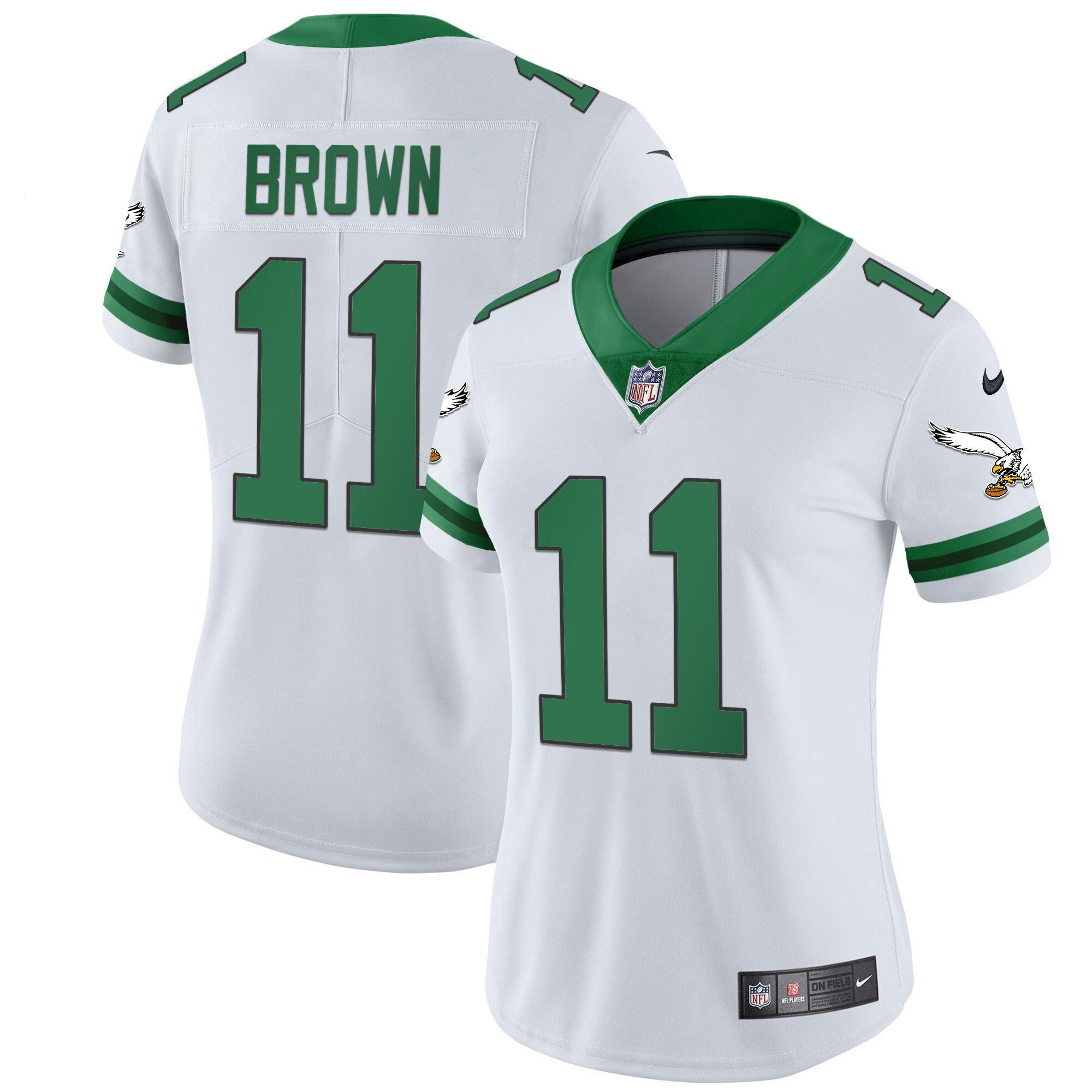 Camisa NFL Women’s Gold & Kelly Vapor Throwback Jersey