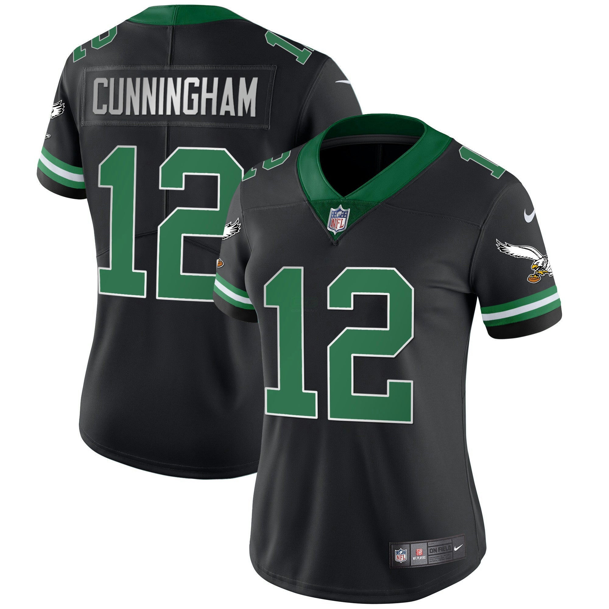 Camisa NFL Women’s Gold & Kelly Vapor Throwback Jersey