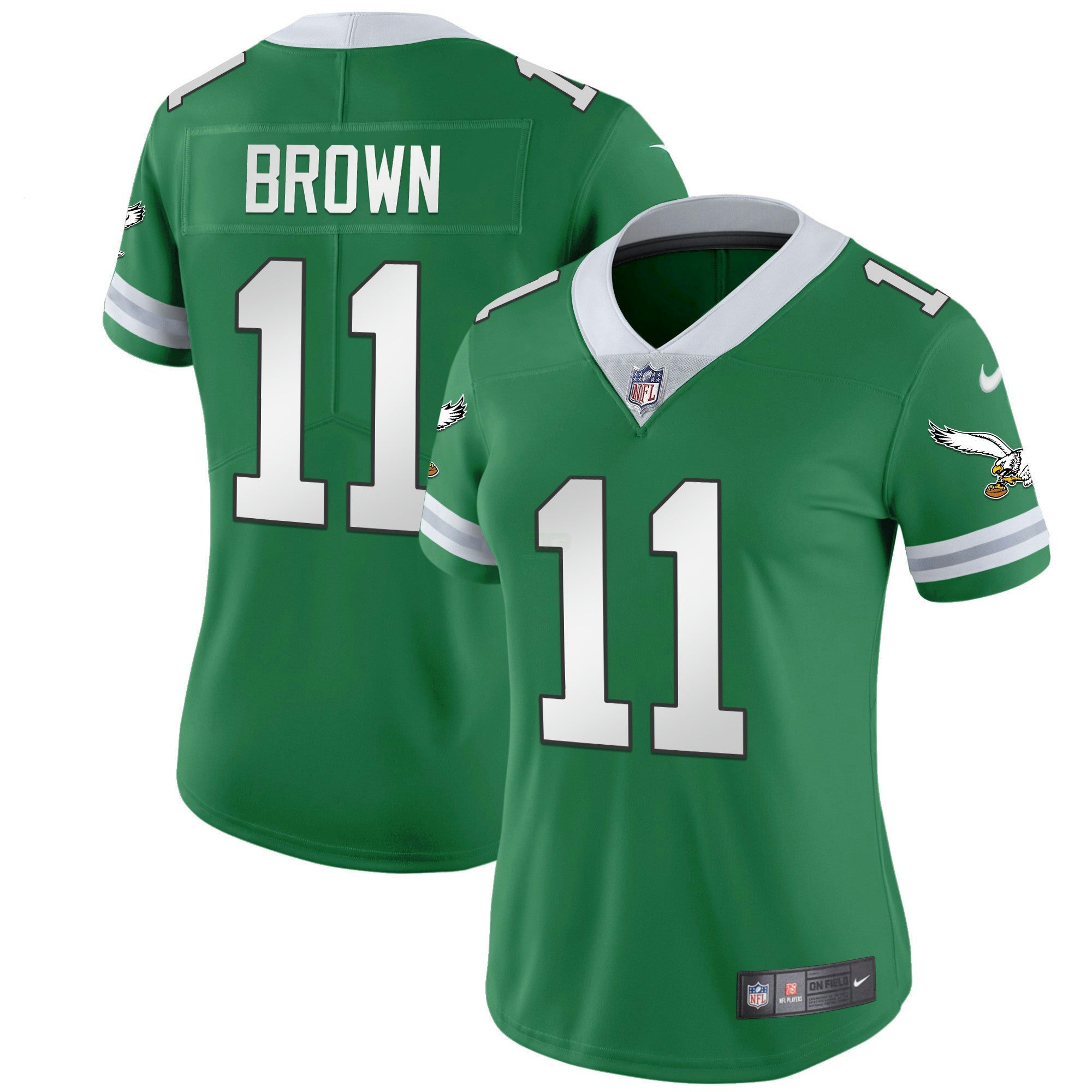 Camisa NFL Women’s Gold & Kelly Vapor Throwback Jersey