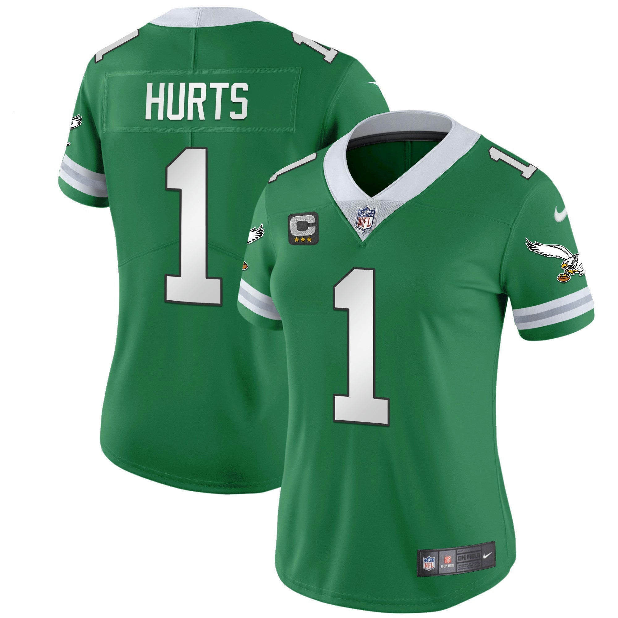 Camisa NFL Women’s Gold & Kelly Vapor Throwback Jersey