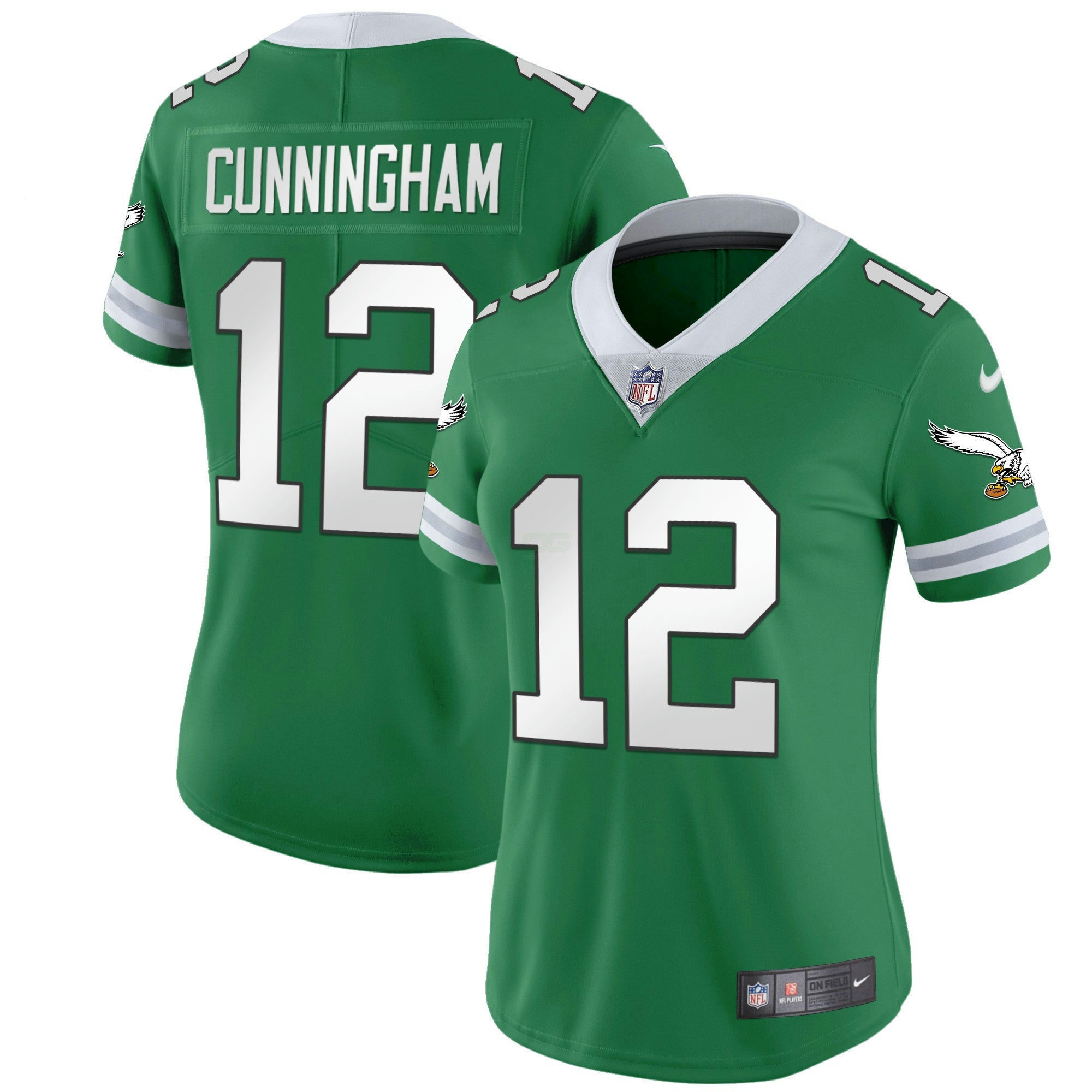 Camisa NFL Women’s Gold & Kelly Vapor Throwback Jersey