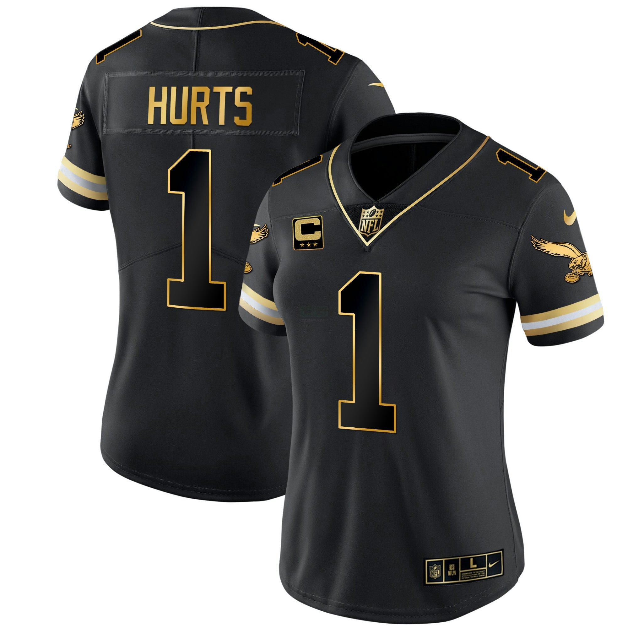Camisa NFL Women’s Gold & Kelly Vapor Throwback Jersey