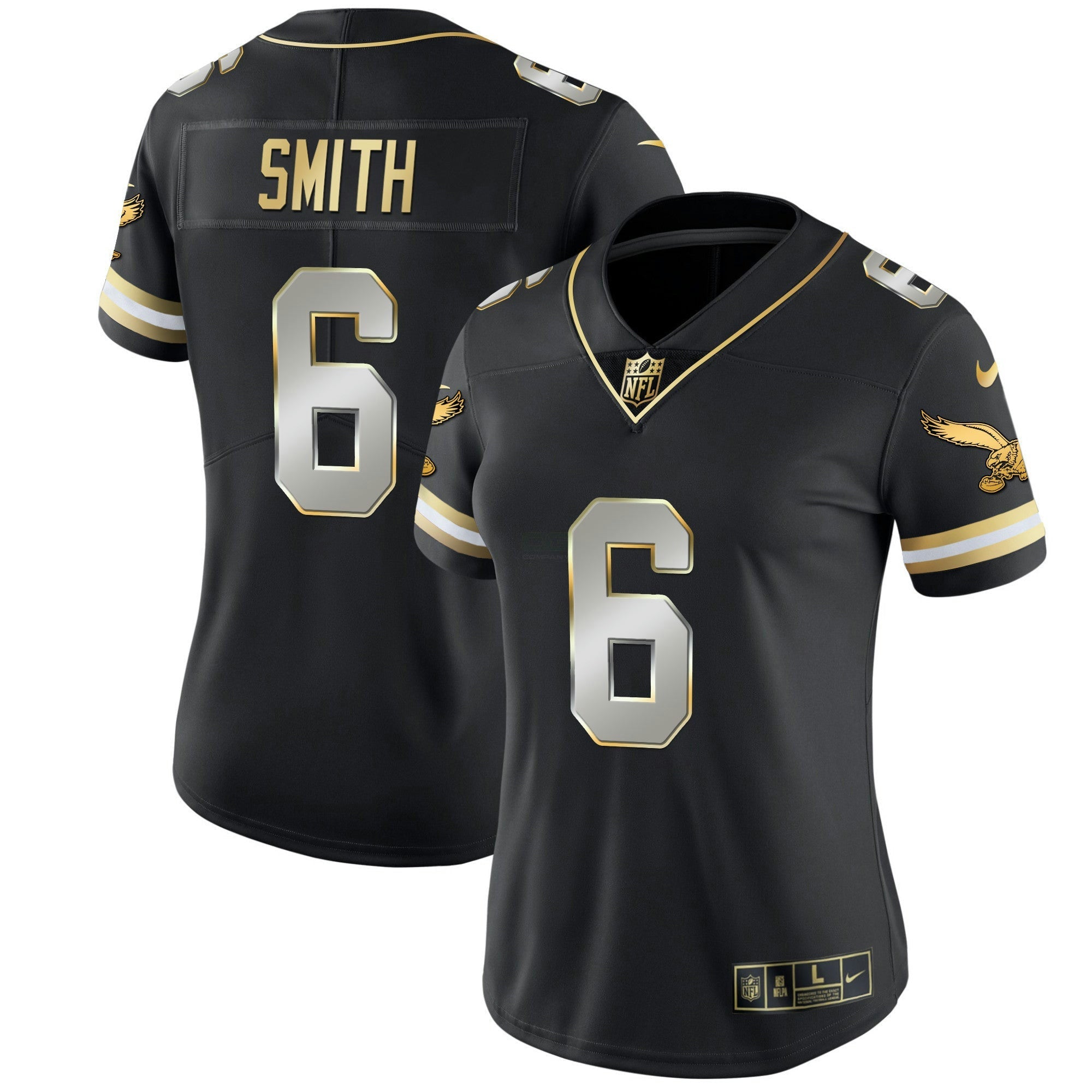 Camisa NFL Women’s Gold & Kelly Vapor Throwback Jersey