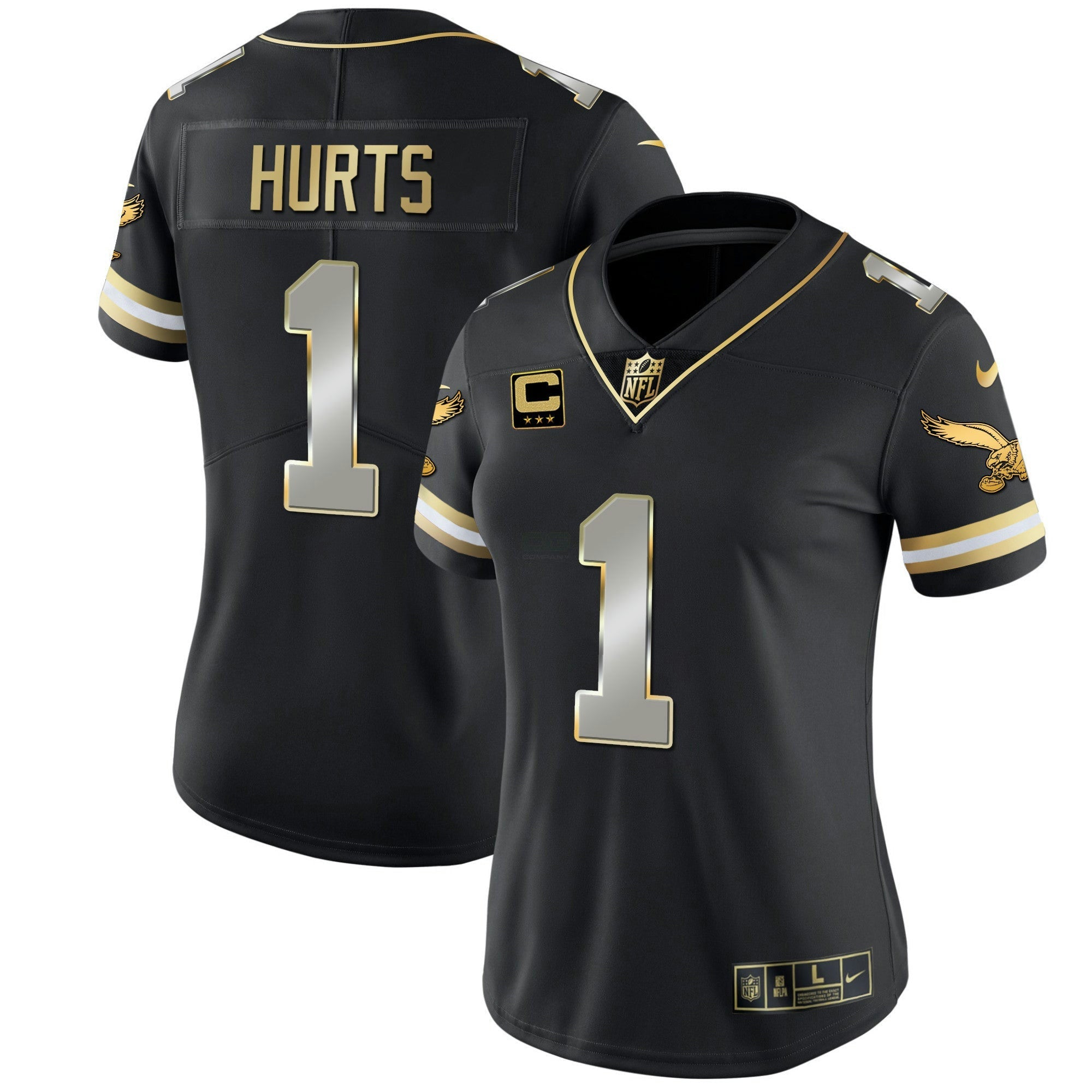 Camisa NFL Women’s Gold & Kelly Vapor Throwback Jersey