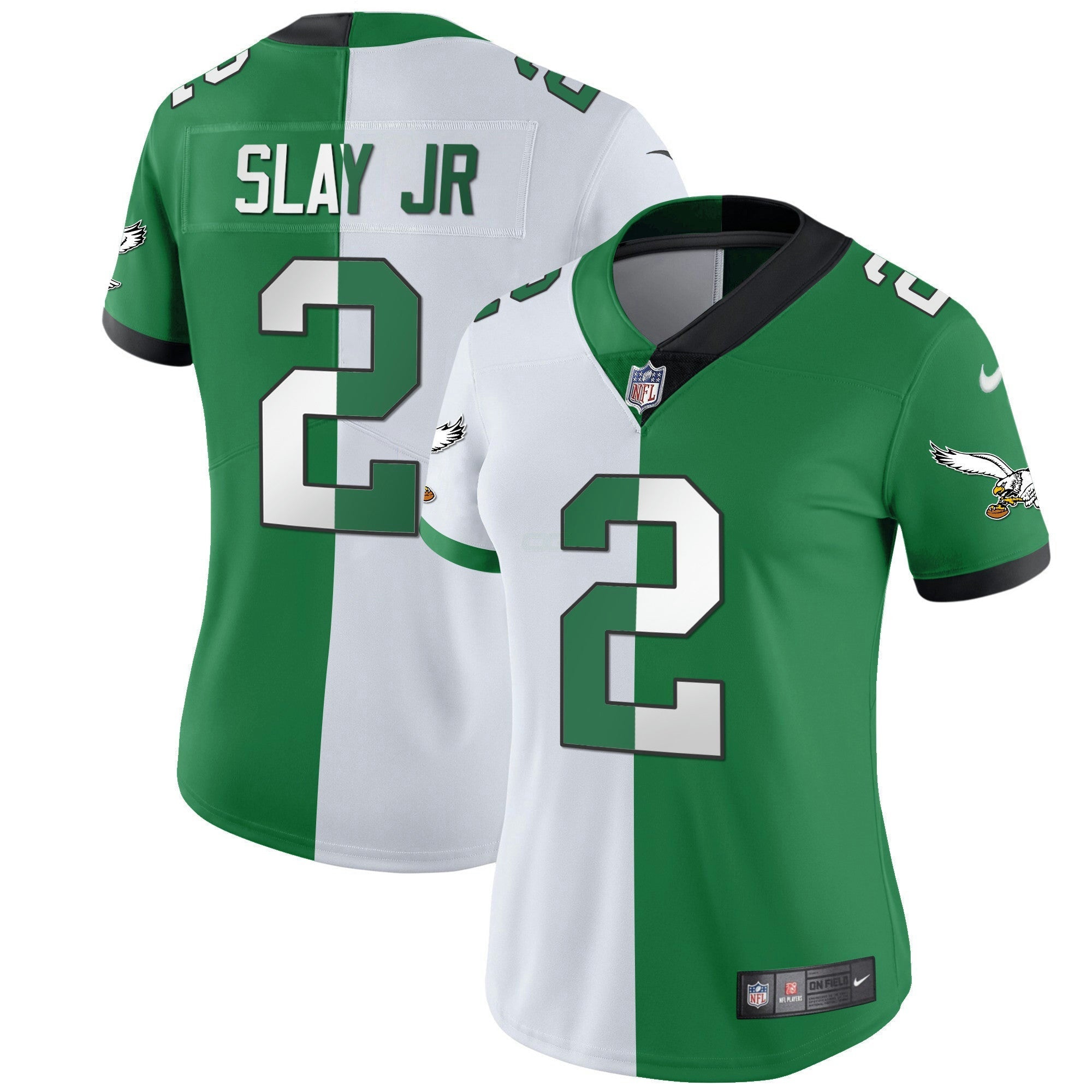 Camisa NFL Women’s Gold & Kelly Vapor Throwback Jersey