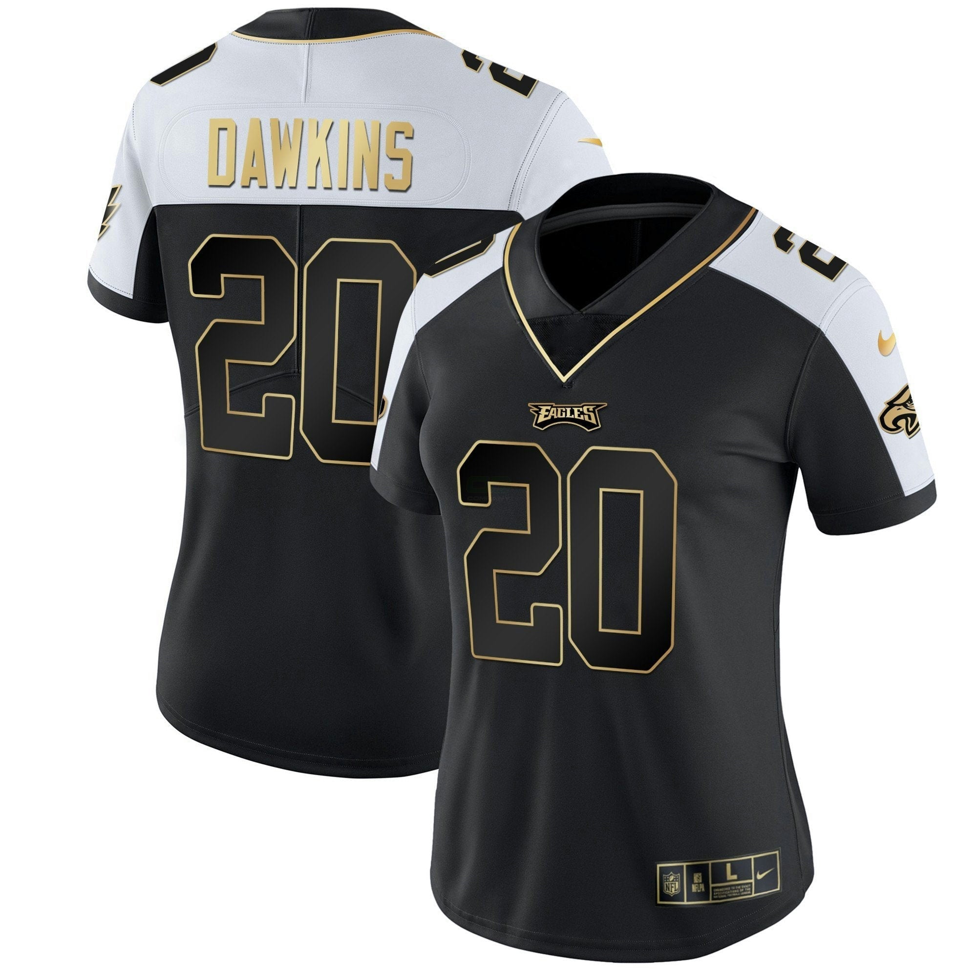 Camisa NFL Women’s Gold & Split Vapor