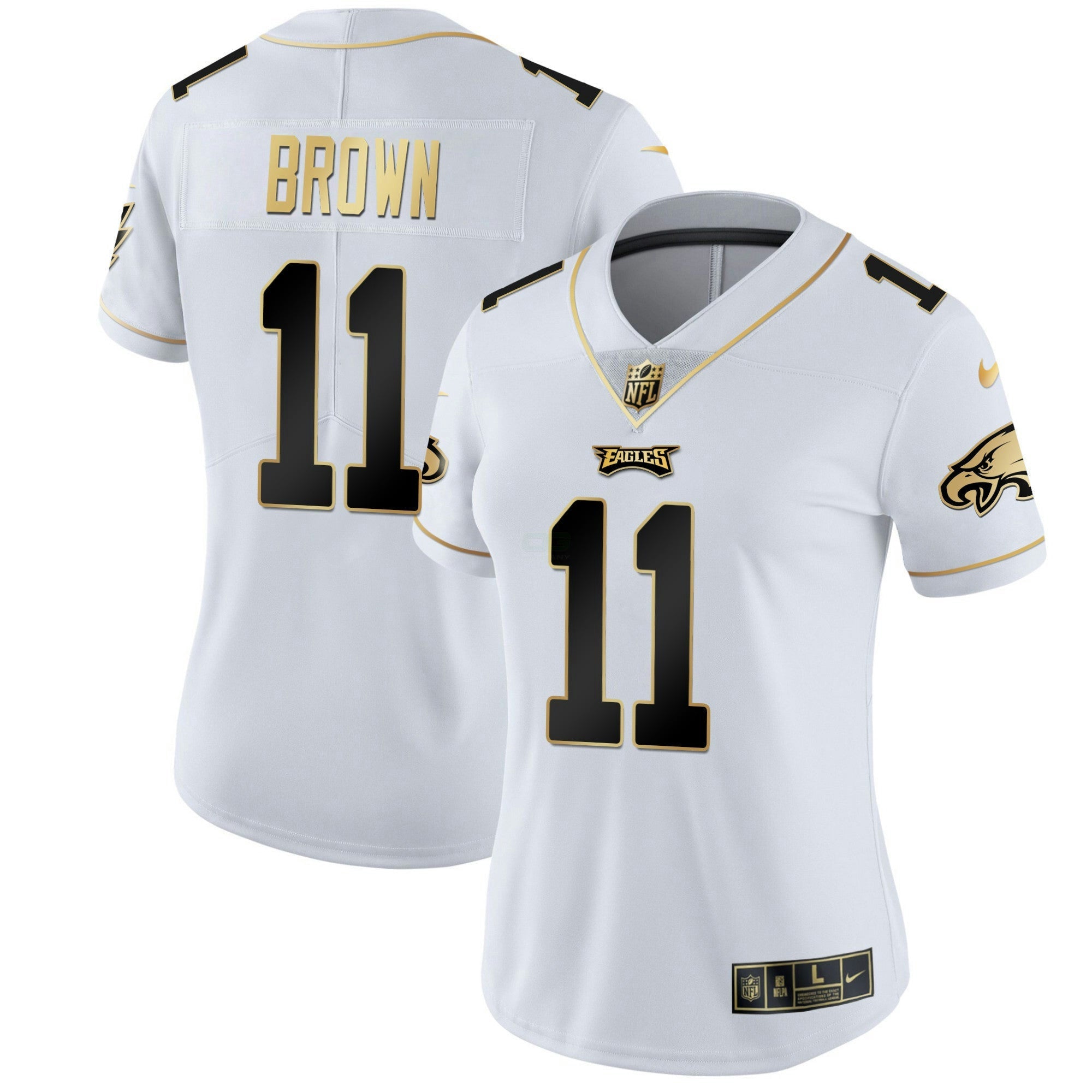 Camisa NFL Women’s Gold & Split Vapor