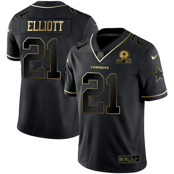 Camisa NFL Women’s Gold & Split Vapor Est 1960 Patch
