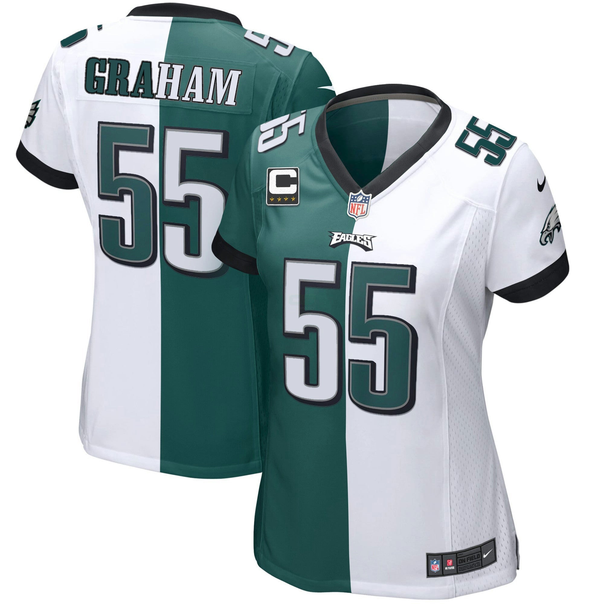 Camisa NFL Women’s Gold & Split Vapor
