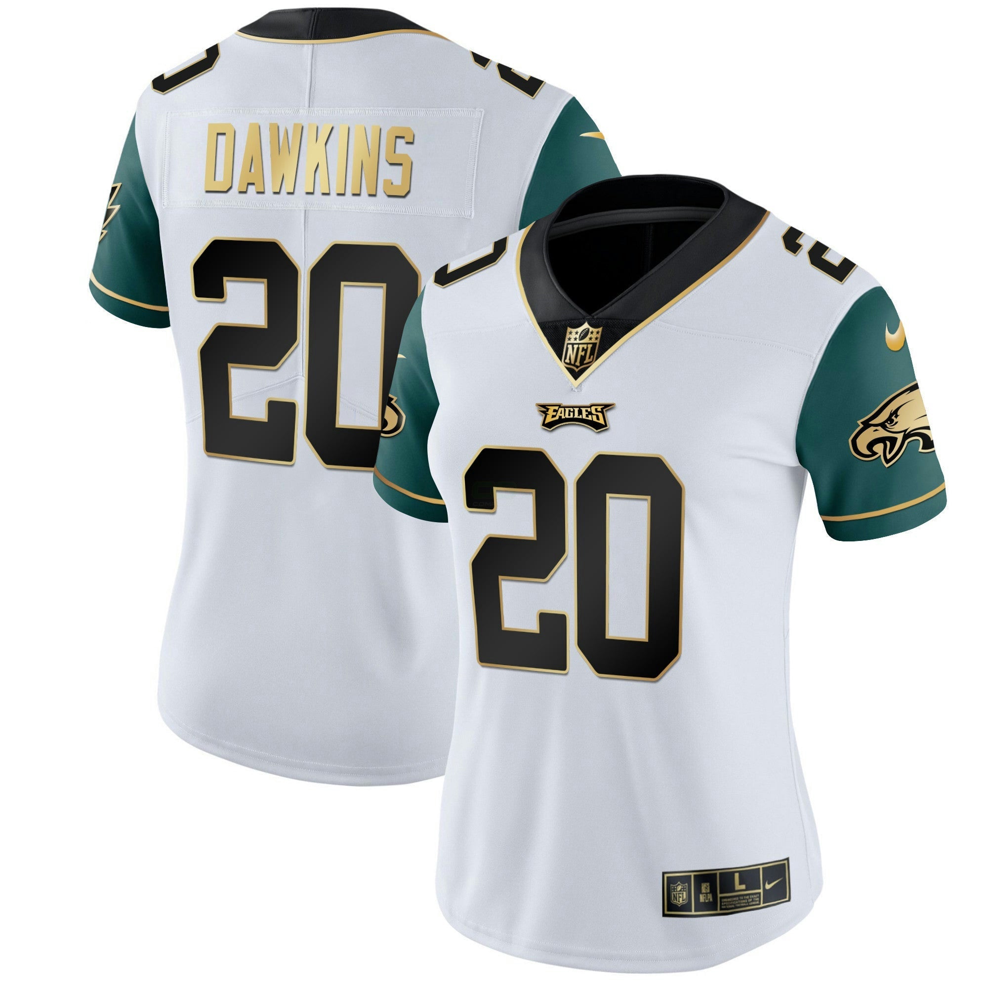 Camisa NFL Women’s Gold & Split Vapor