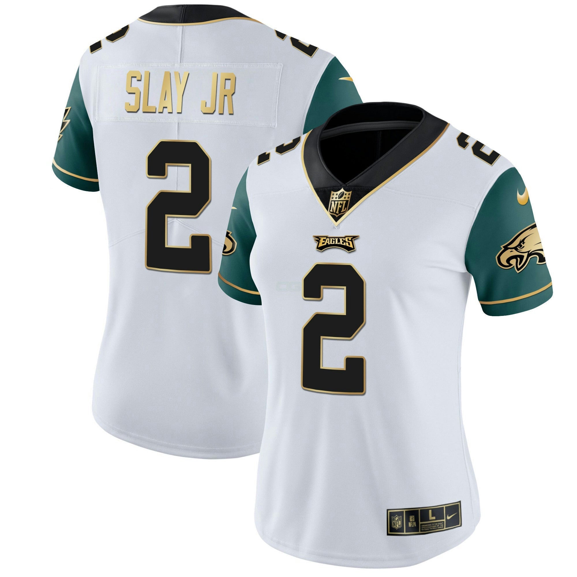 Camisa NFL Women’s Gold & Split Vapor