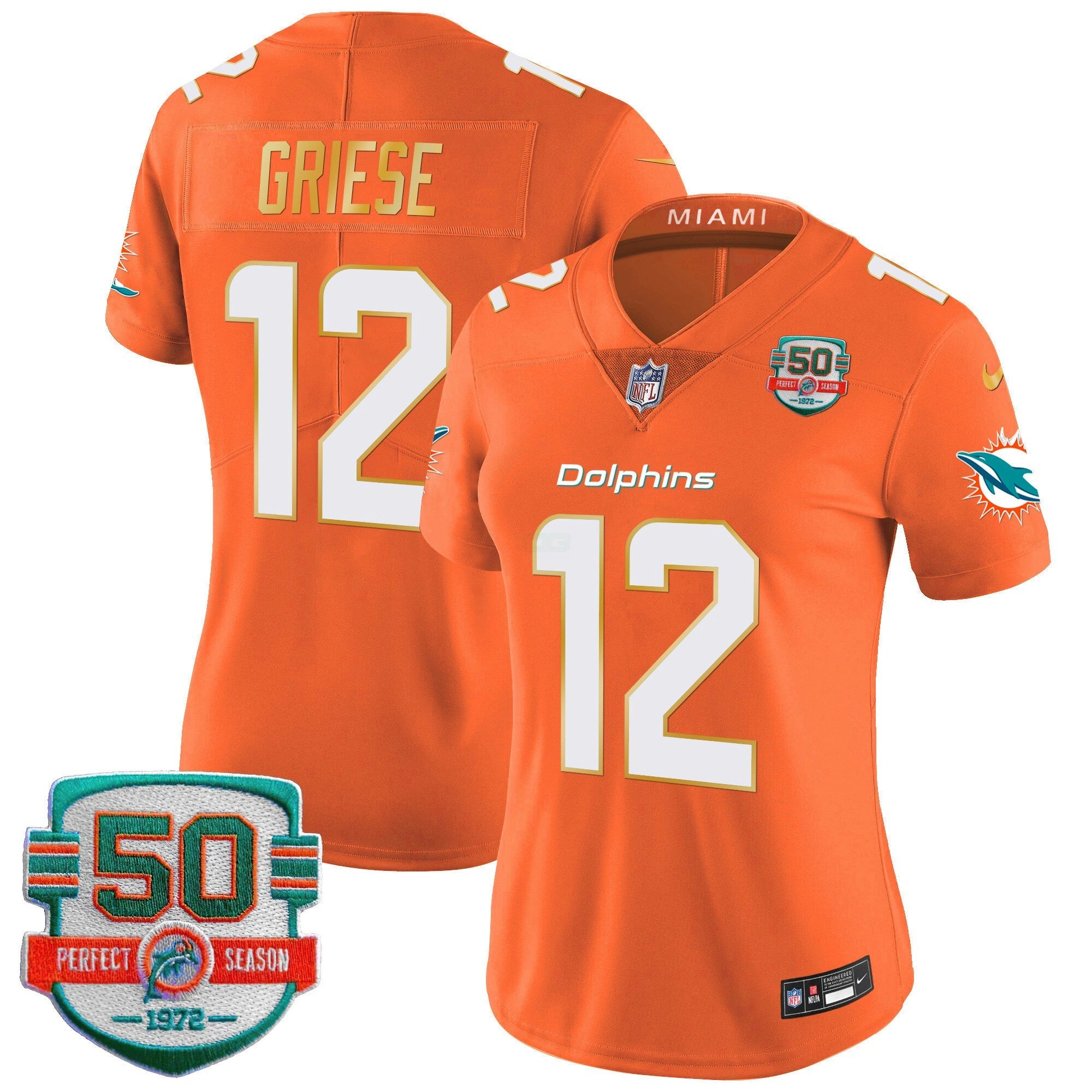 Camisa NFL Women’s Gold Trim Vapor Limited Jersey