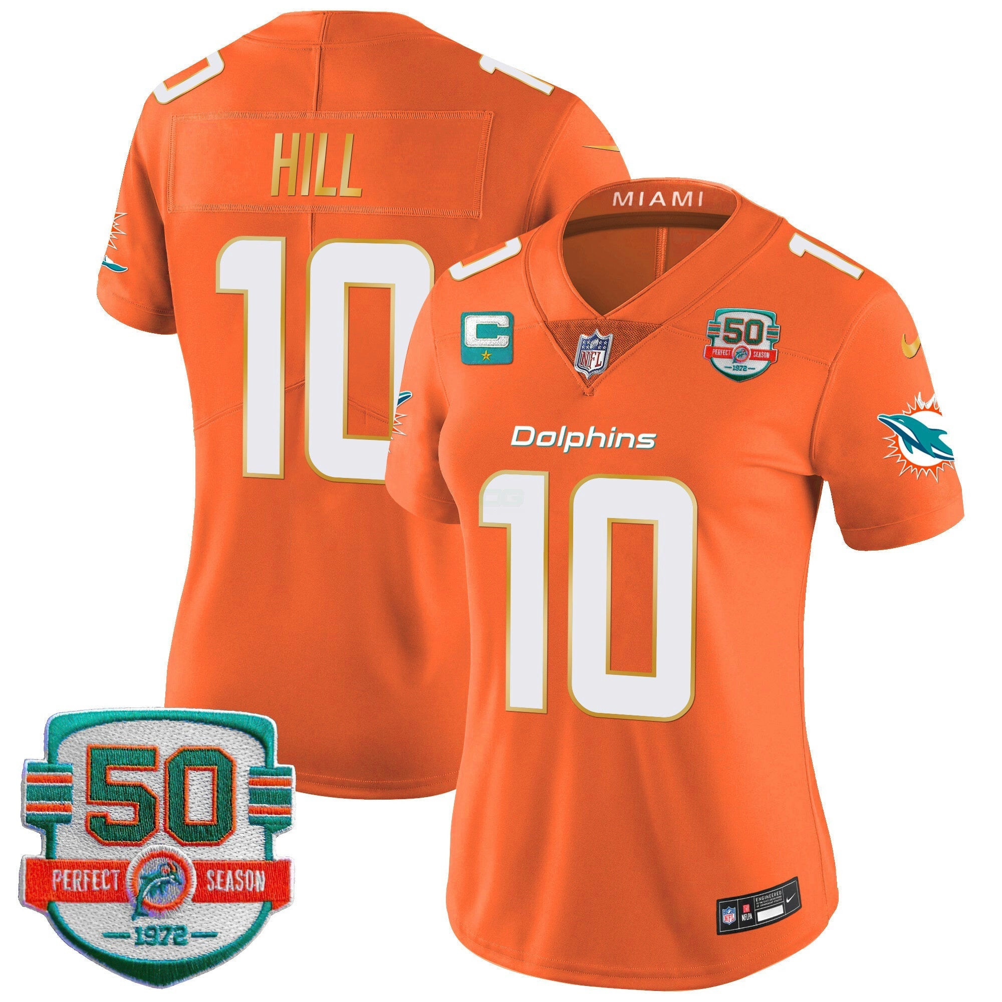 Camisa NFL Women’s Gold Trim Vapor Limited Jersey