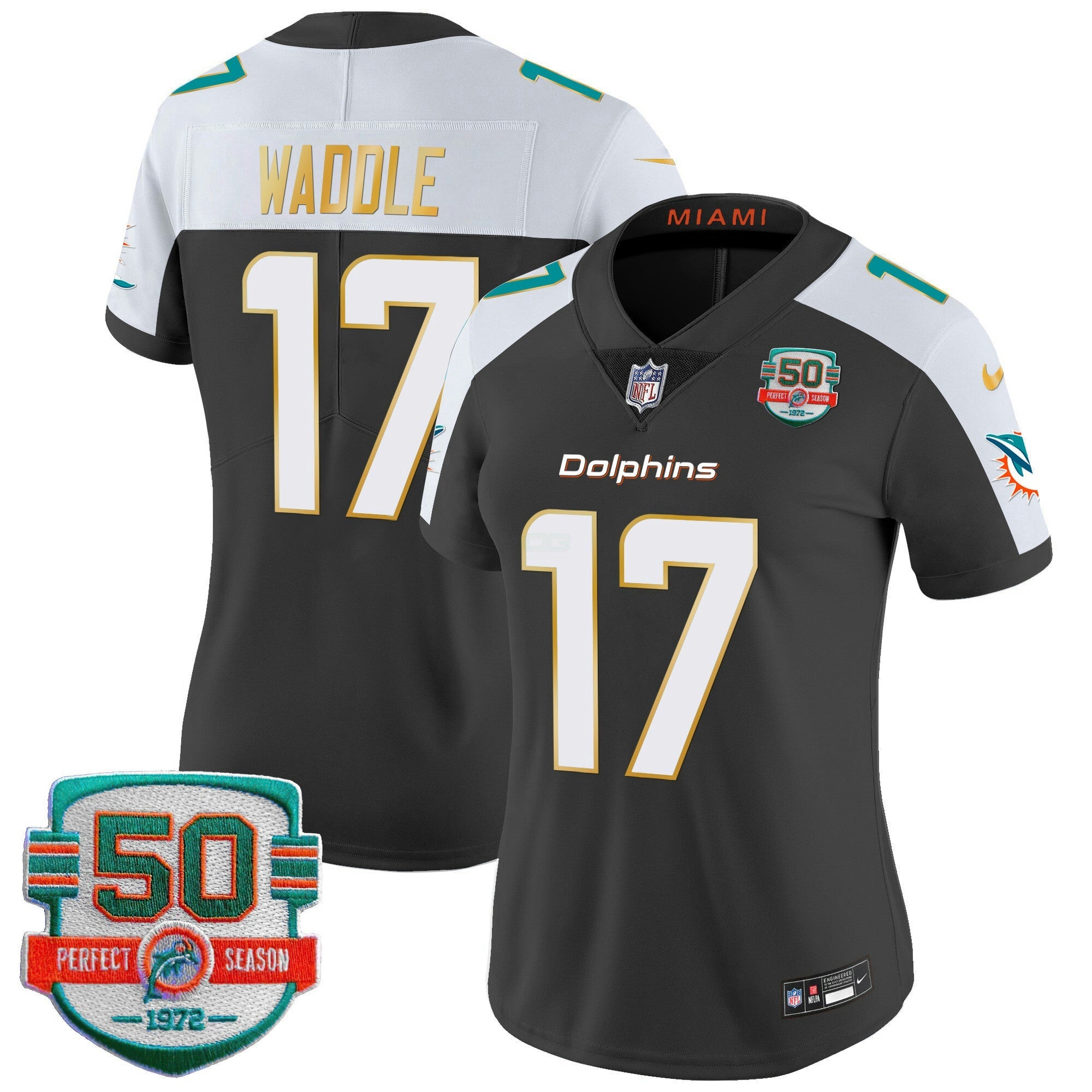 Camisa NFL Women’s Gold Trim Vapor Limited Jersey