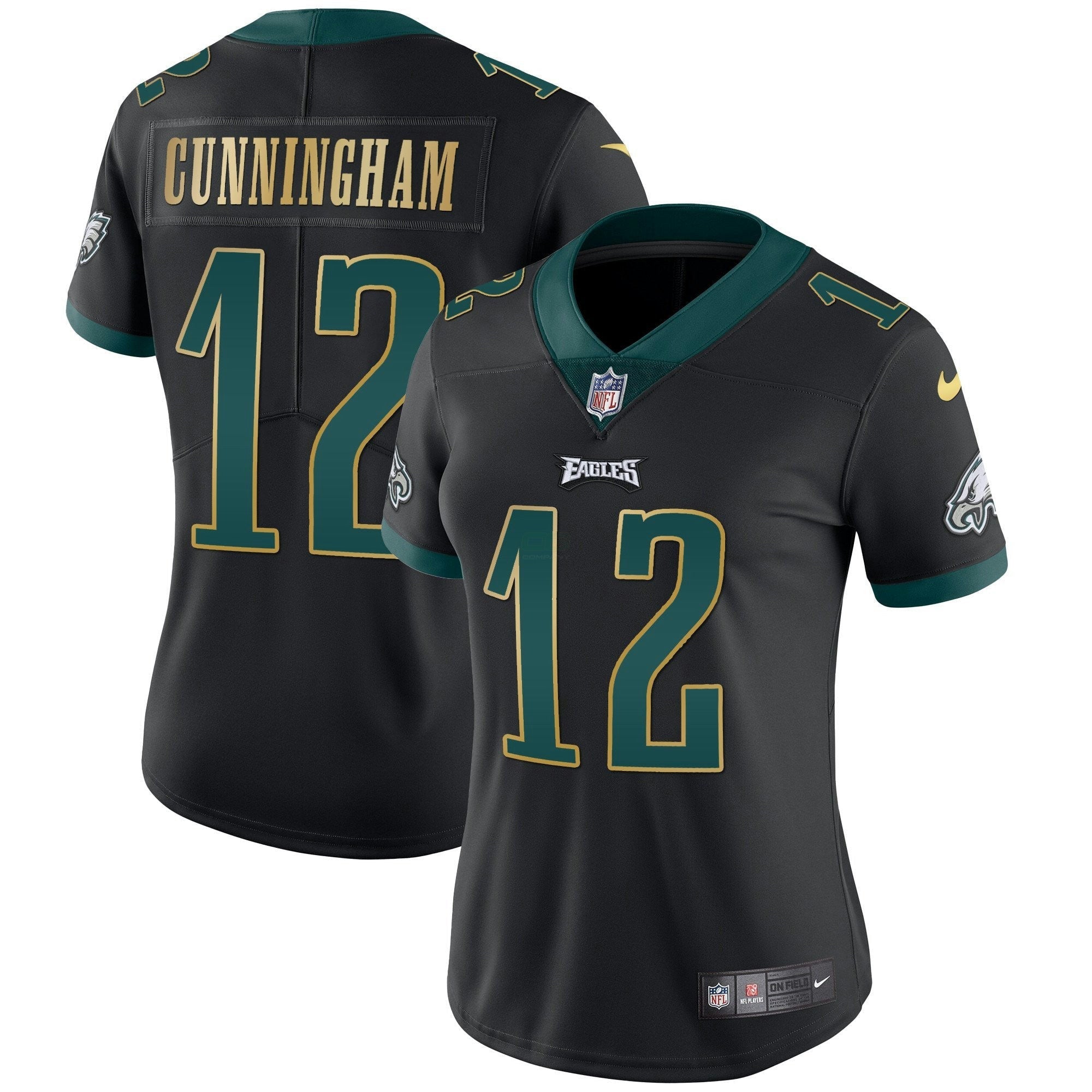 Camisa NFL Women’s Gold Trim Vapor Player Jersey