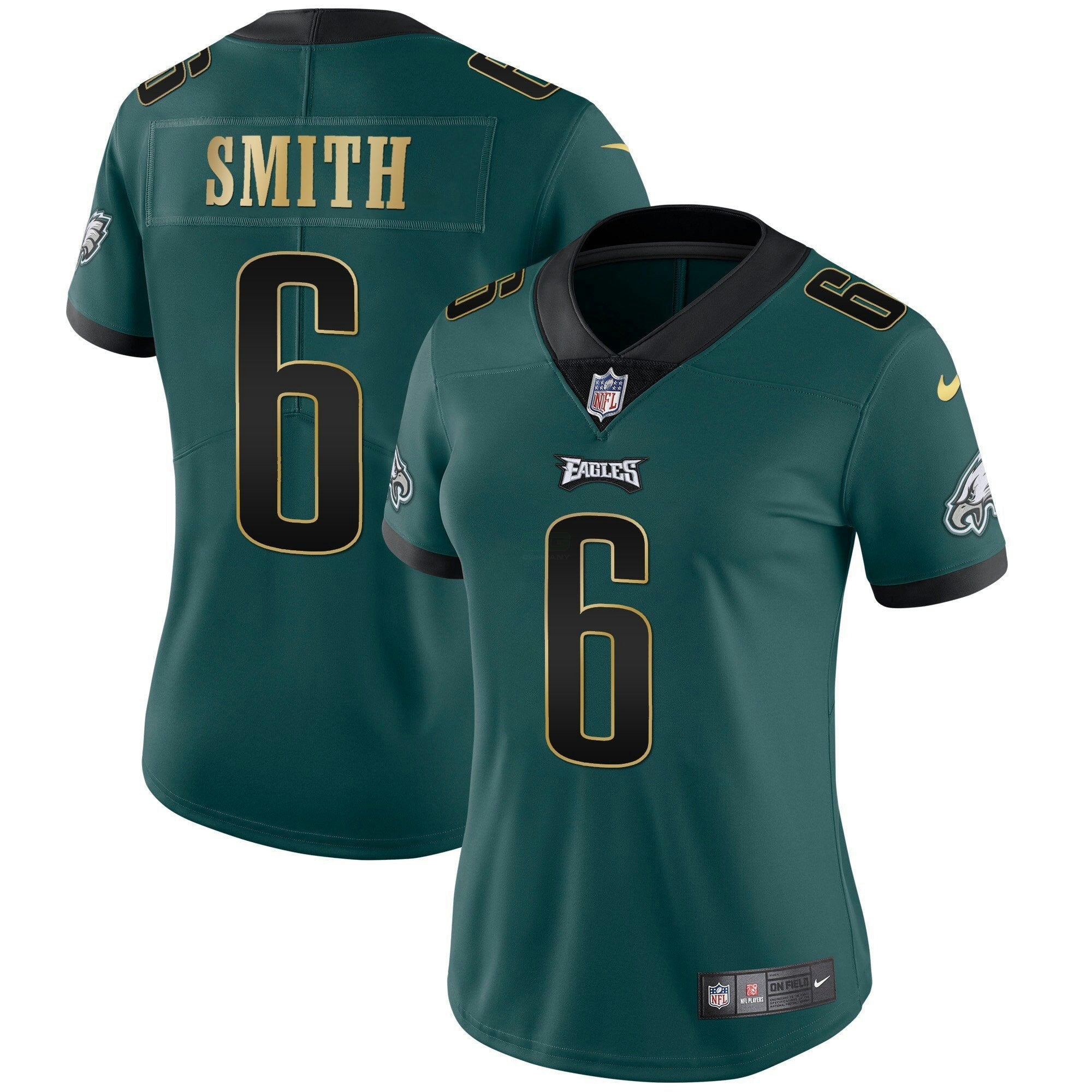 Camisa NFL Women’s Gold Trim Vapor Player Jersey