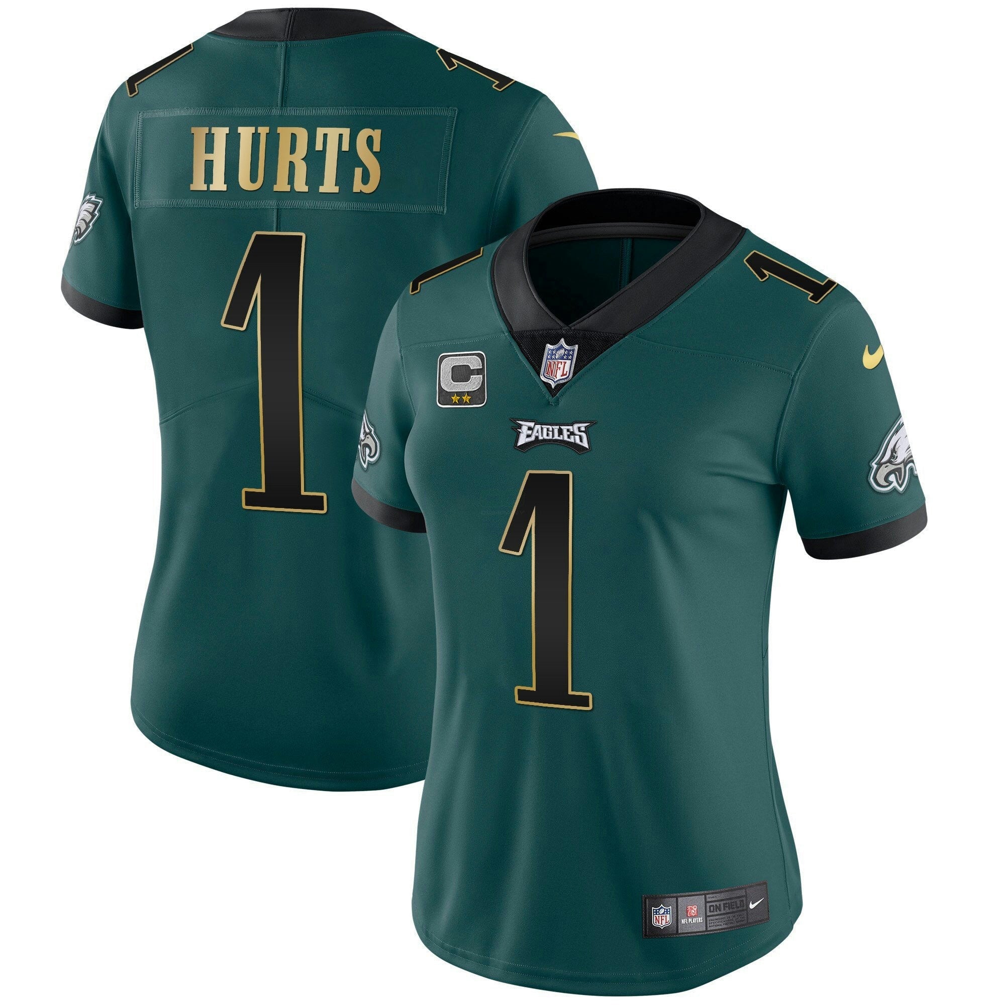 Camisa NFL Women’s Gold Trim Vapor Player Jersey