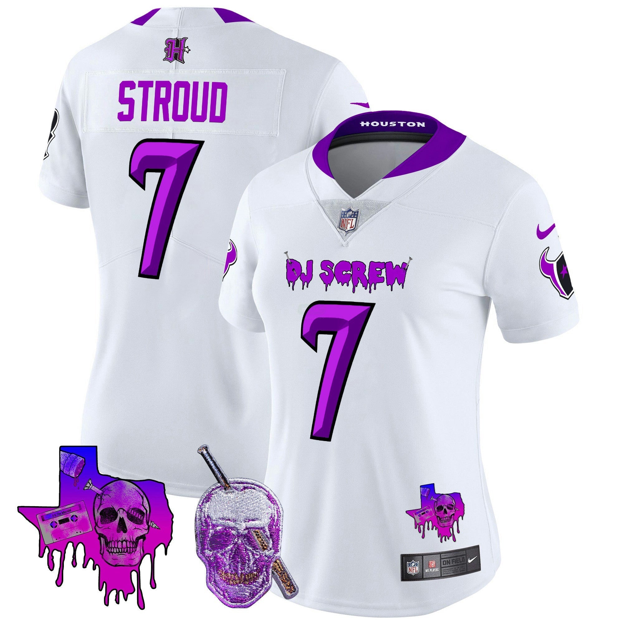 Camisa NFL Women’s Houston DJ Screw Vapor Limited Jersey