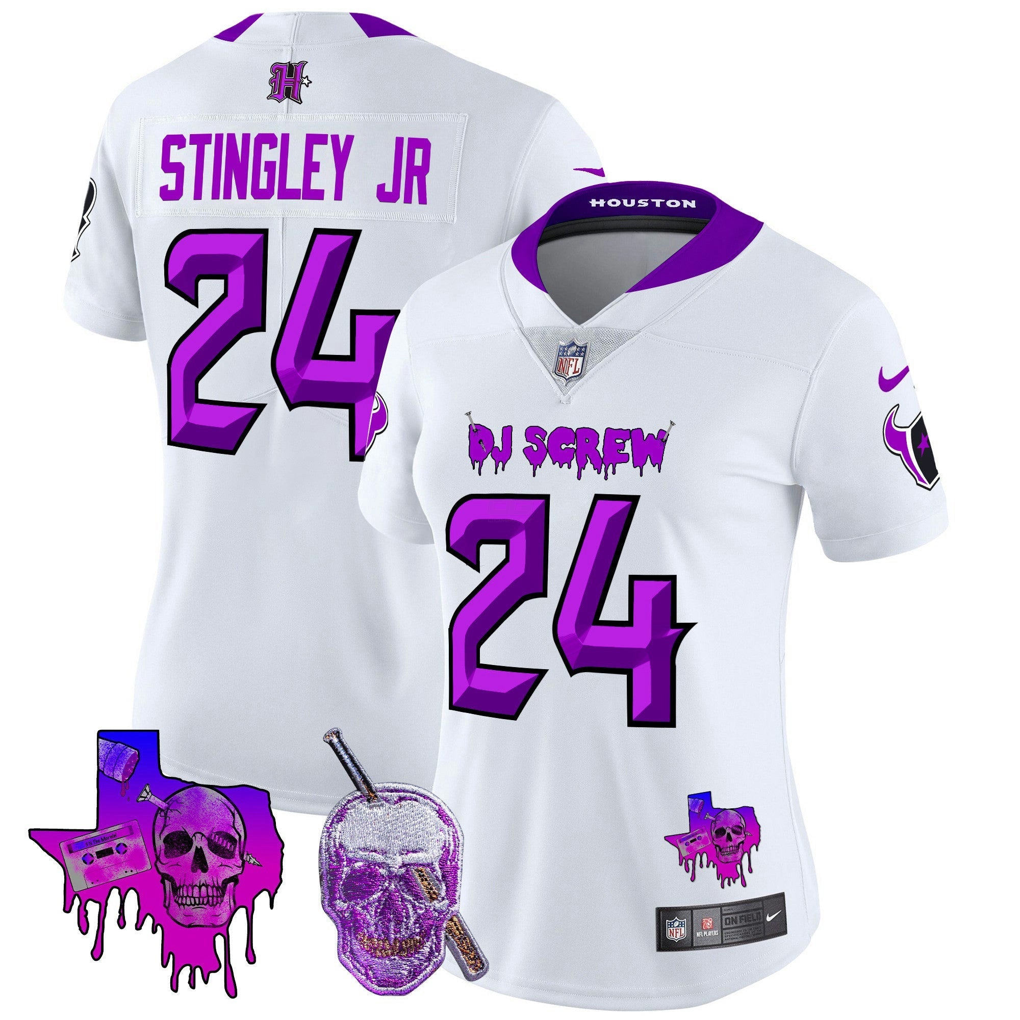 Camisa NFL Women’s Houston DJ Screw Vapor Limited Jersey