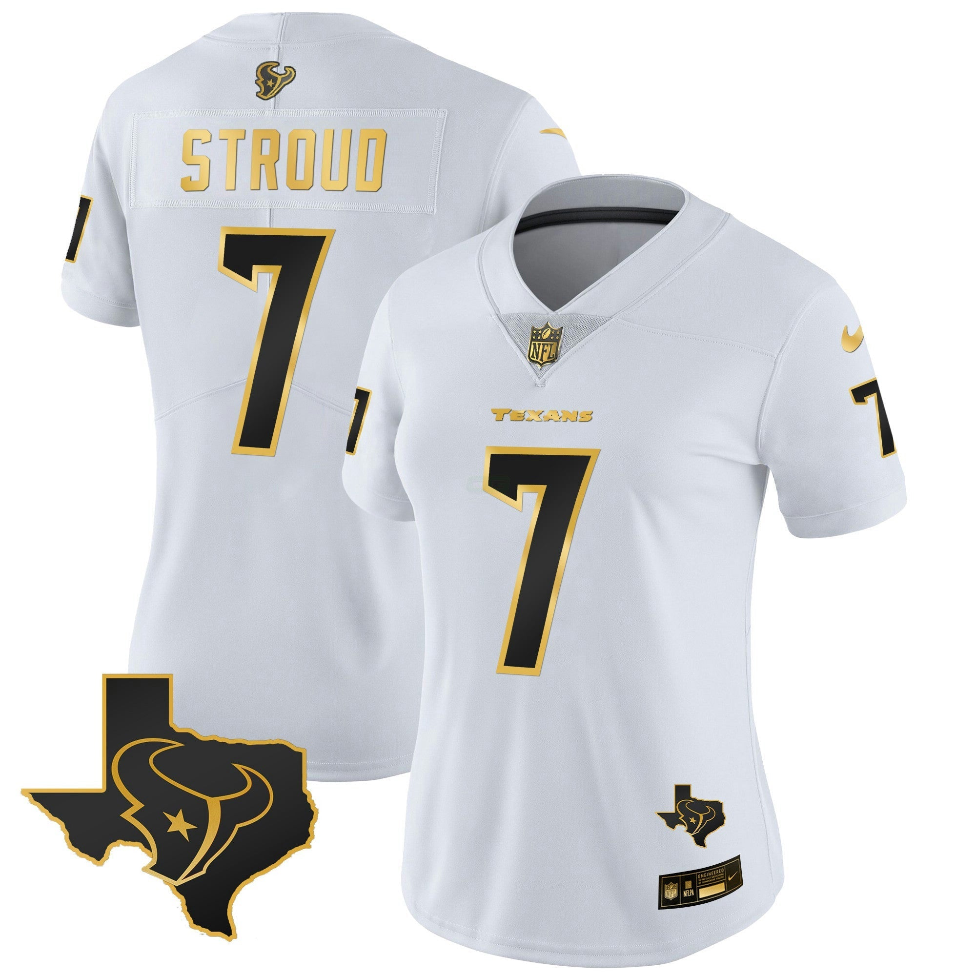 Camisa NFL Women’s Houston Gold Vapor Limited Jersey