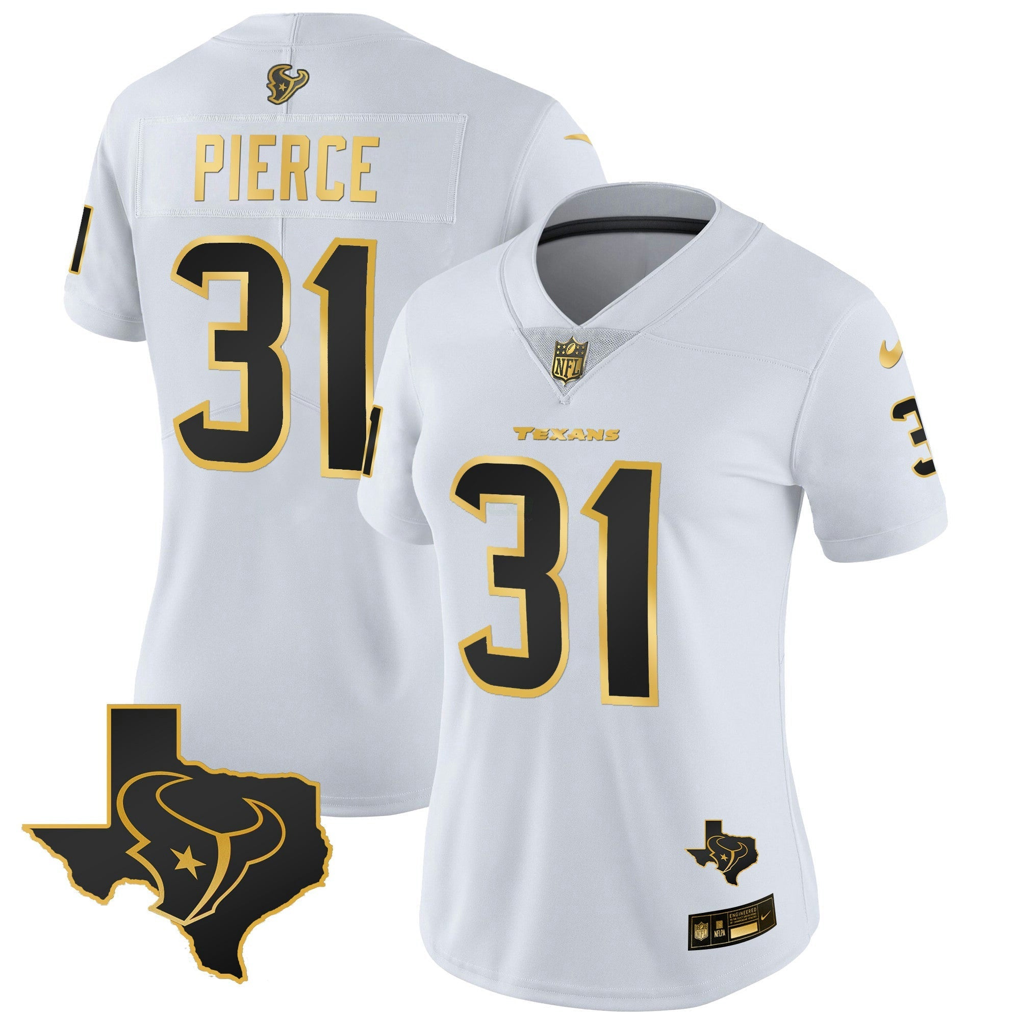 Camisa NFL Women’s Houston Gold Vapor Limited Jersey