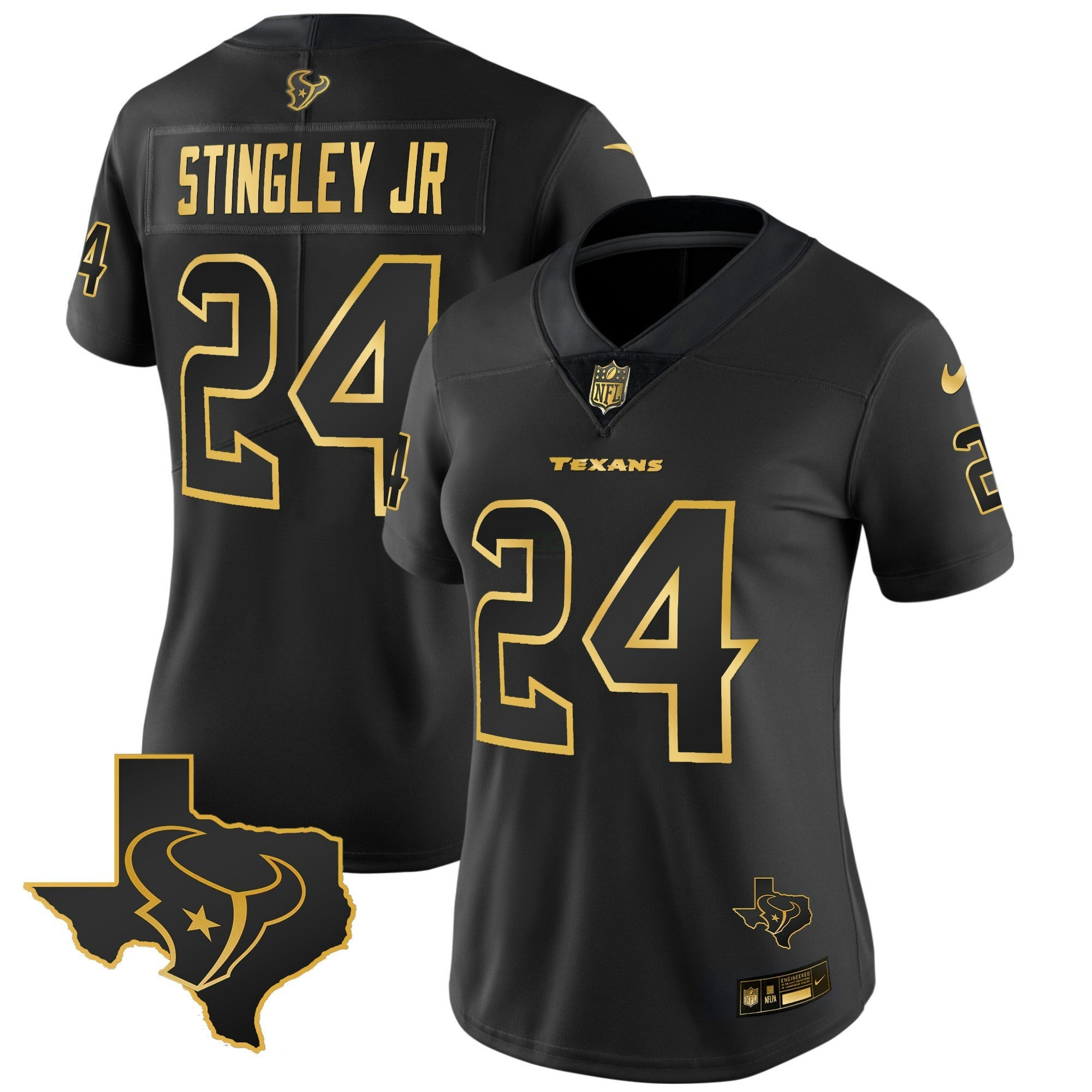 Camisa NFL Women’s Houston Gold Vapor Limited Jersey