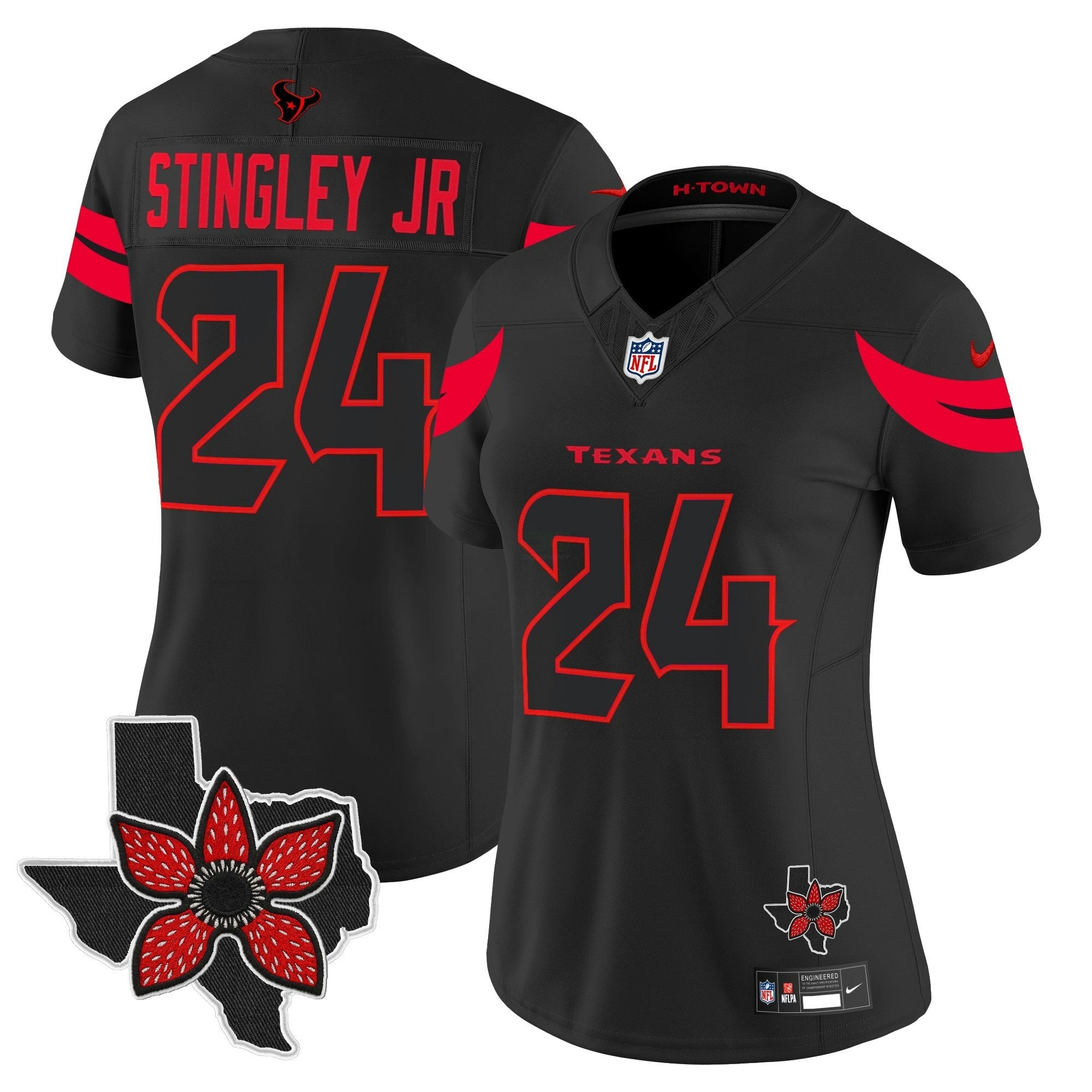 Camisa NFL Women’s Houston ‘Stranger Things Edition’ Vapor Limited Jersey