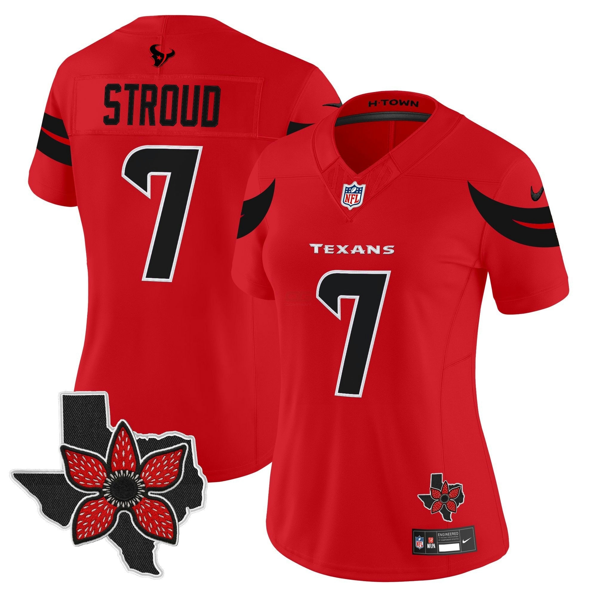 Camisa NFL Women’s Houston ‘Stranger Things Edition’ Vapor Limited Jersey