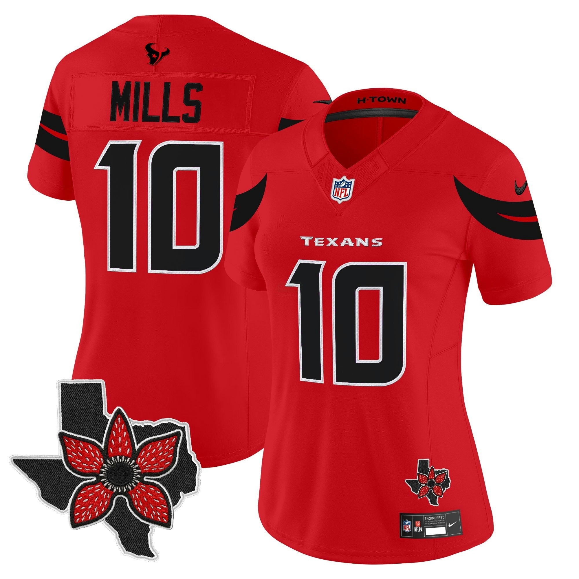 Camisa NFL Women’s Houston ‘Stranger Things Edition’ Vapor Limited Jersey