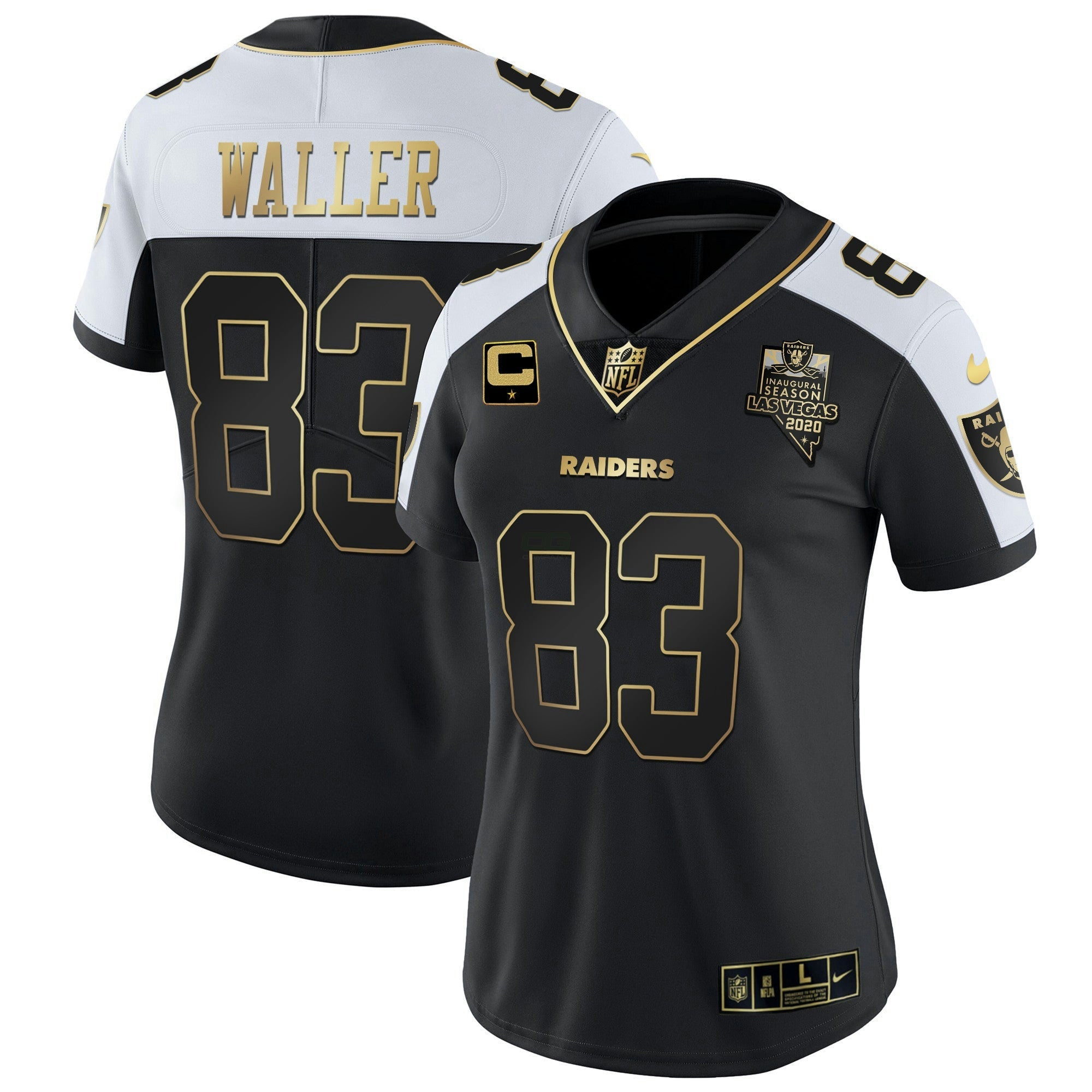 Camisa NFL Women’s Inaugural Season Patch Dourada & Split