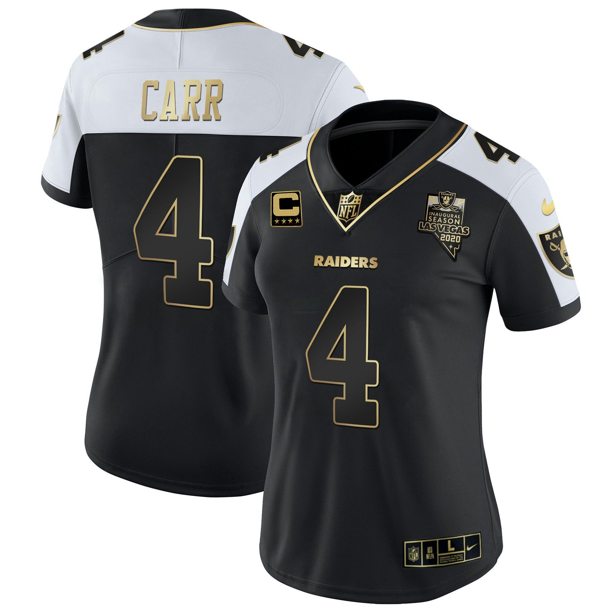 Camisa NFL Women’s Inaugural Season Patch Dourada & Split