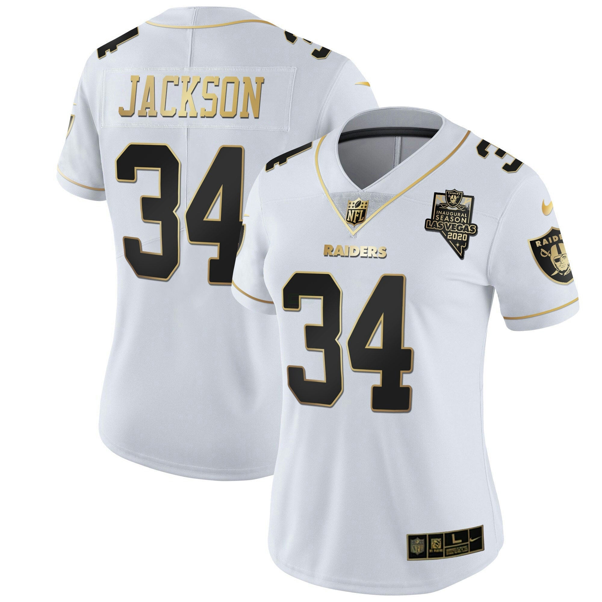 Camisa NFL Women’s Inaugural Season Patch Dourada & Split