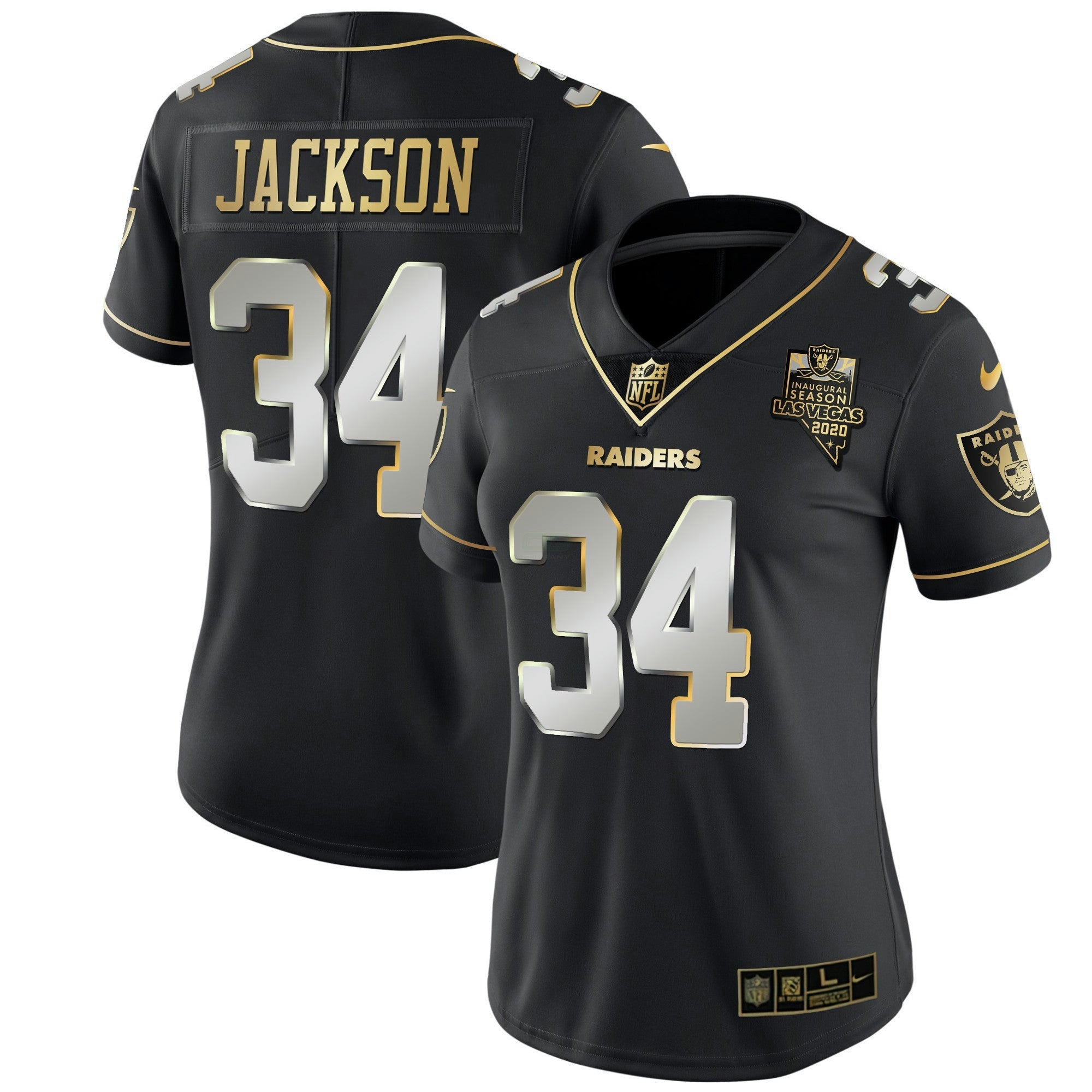 Camisa NFL Women’s Inaugural Season Patch Dourada & Split
