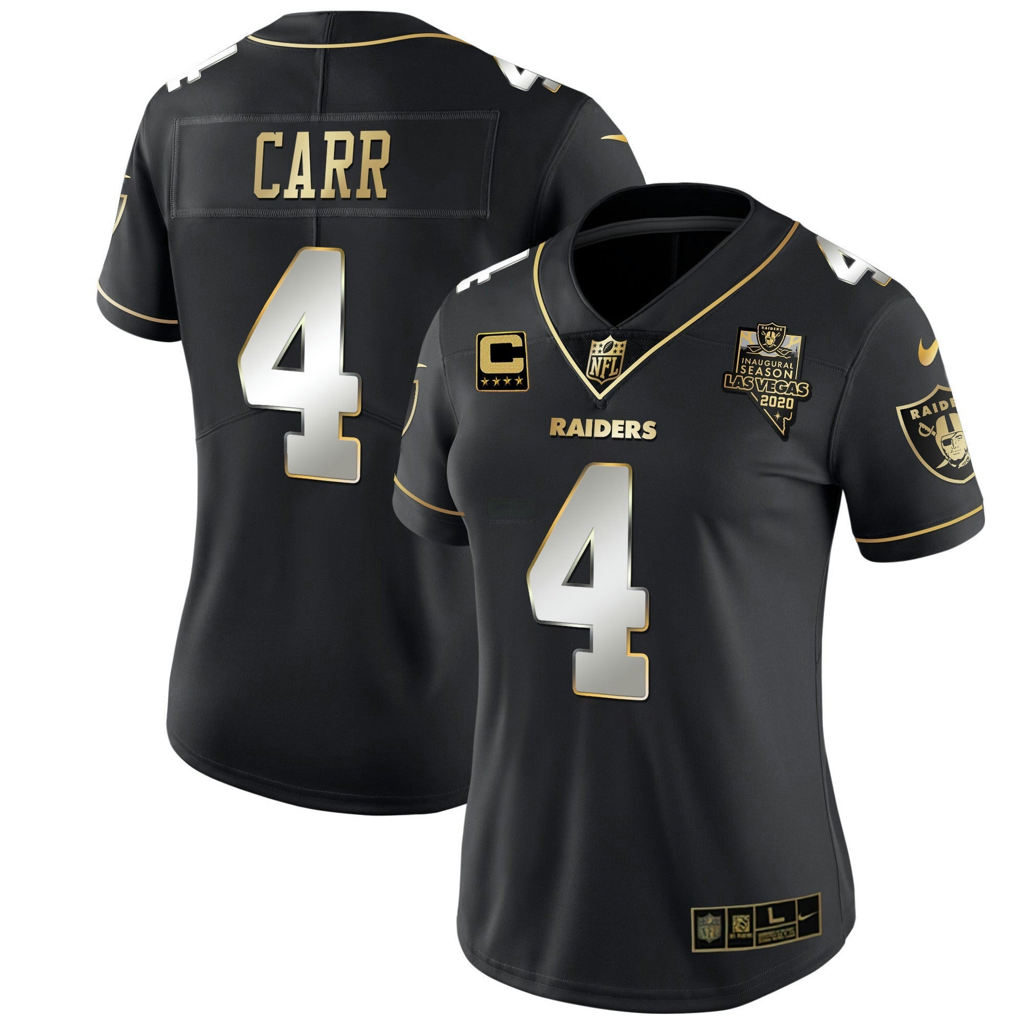 Camisa NFL Women’s Inaugural Season Patch Dourada & Split