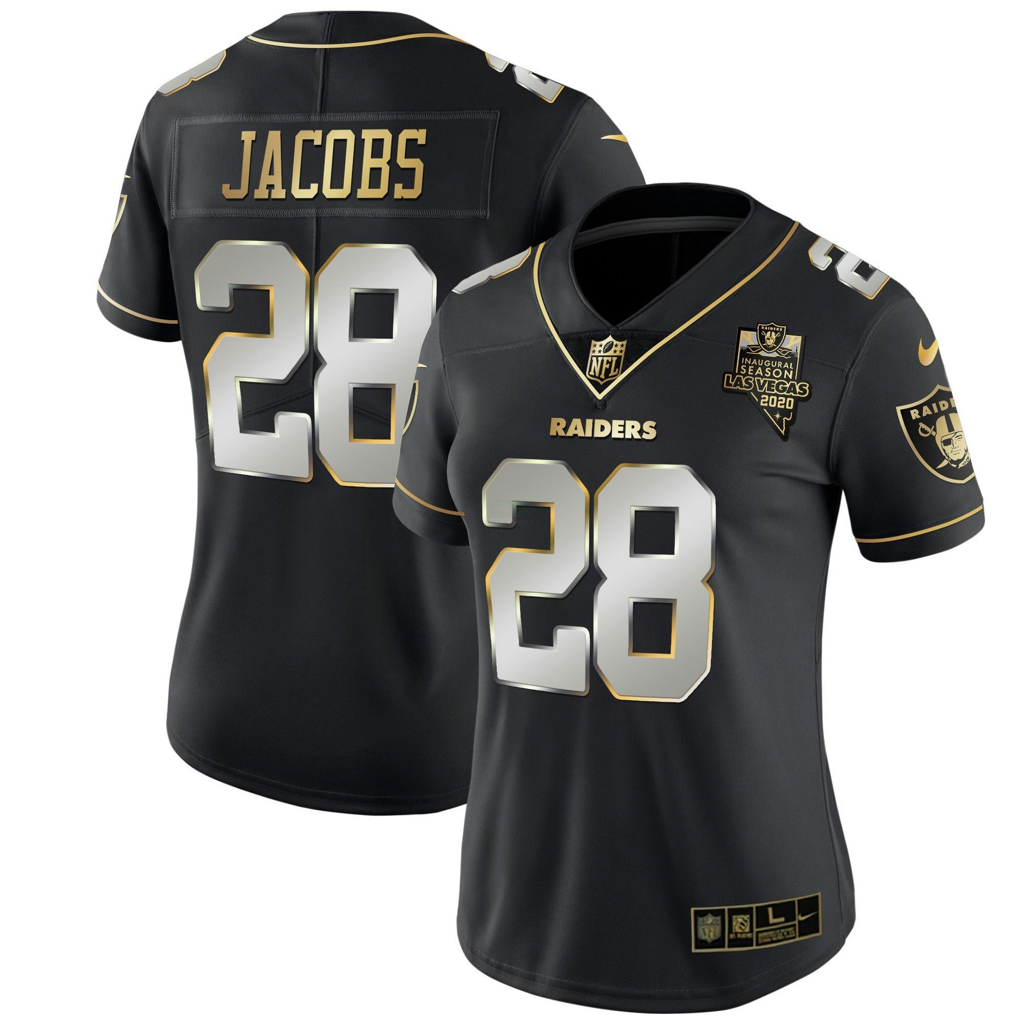 Camisa NFL Women’s Inaugural Season Patch Dourada & Split
