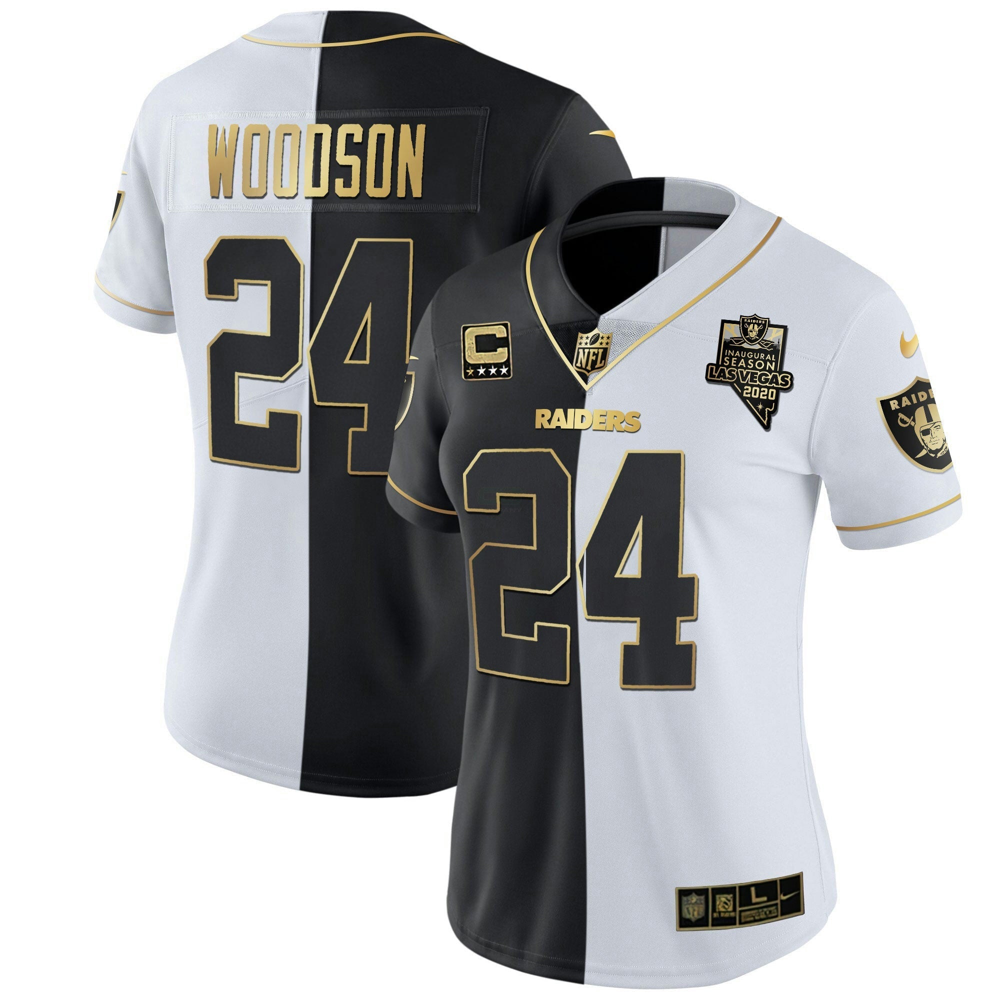 Camisa NFL Women’s Inaugural Season Patch Dourada & Split