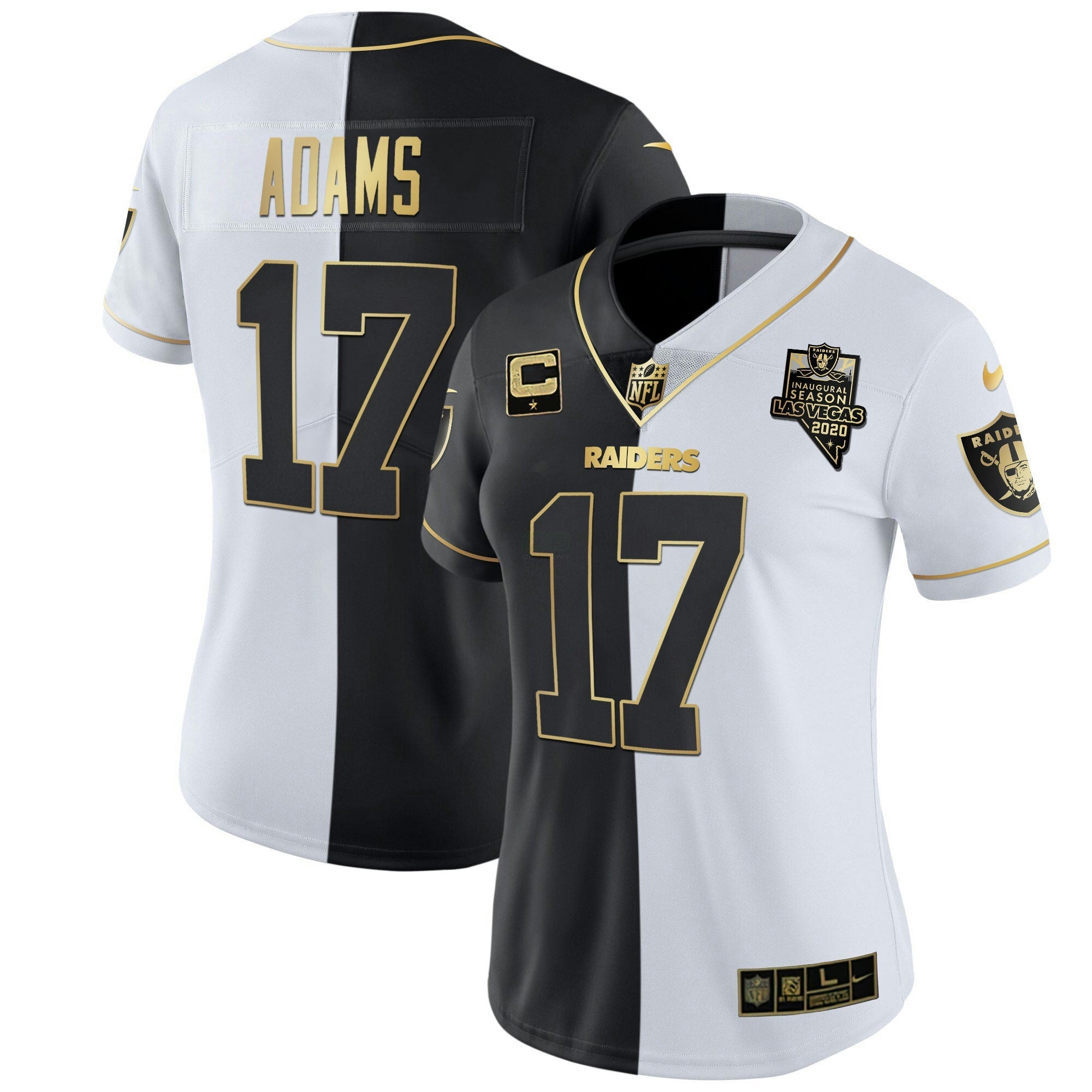 Camisa NFL Women’s Inaugural Season Patch Dourada & Split
