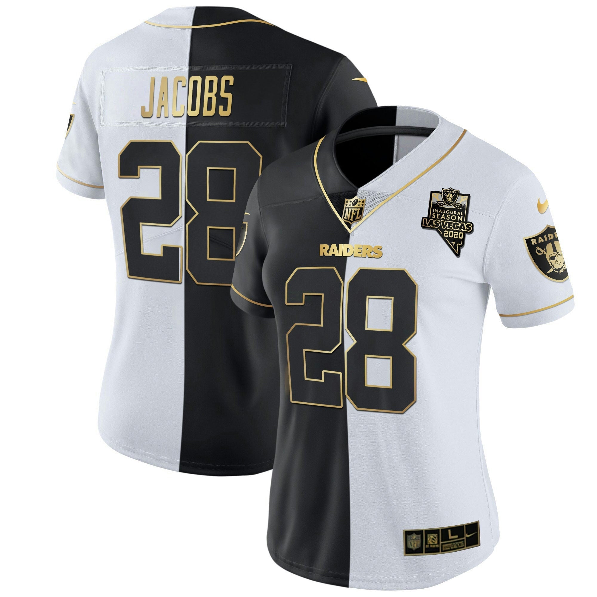 Camisa NFL Women’s Inaugural Season Patch Dourada & Split