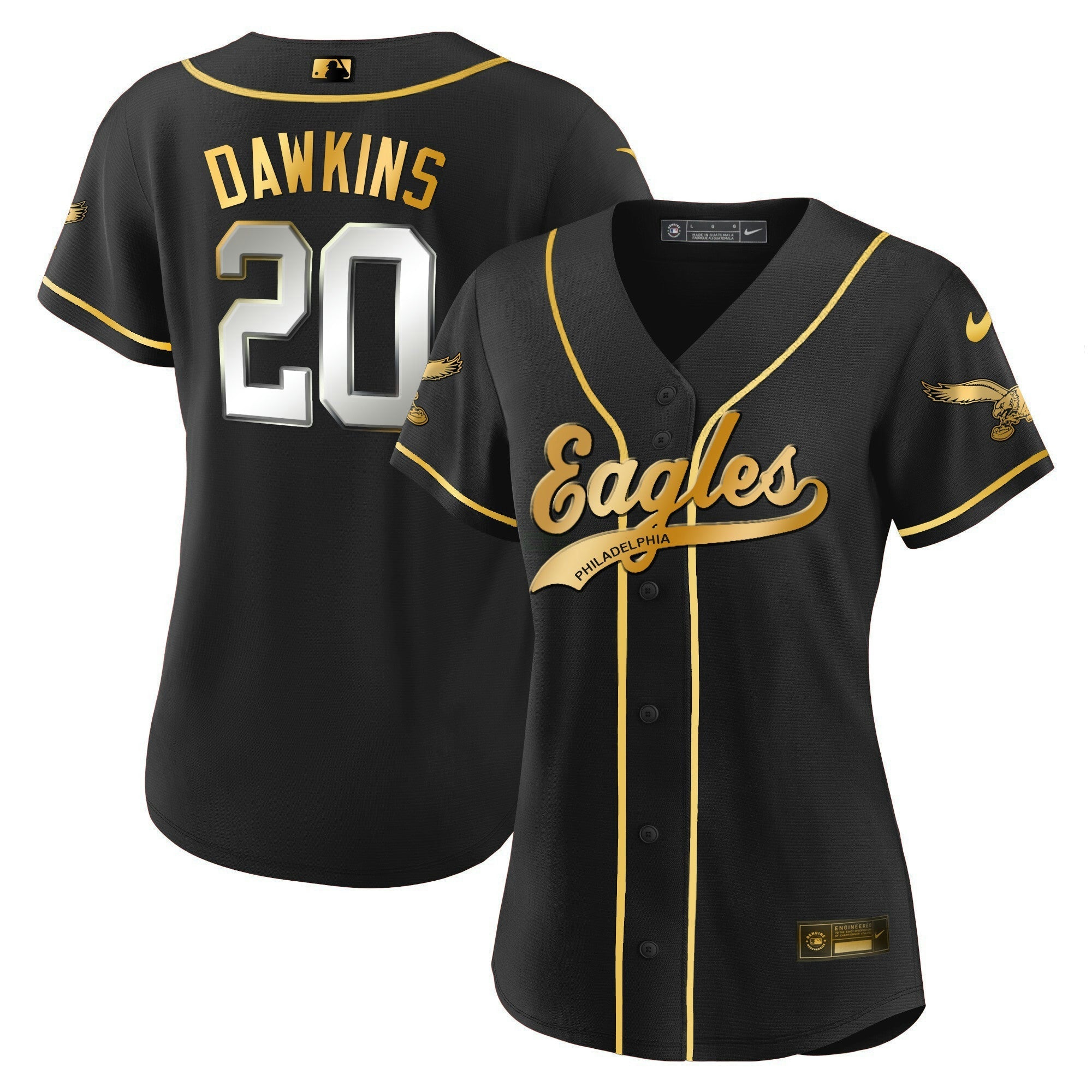 Camisa NFL Women’s Kelly Green Baseball Limited Jersey