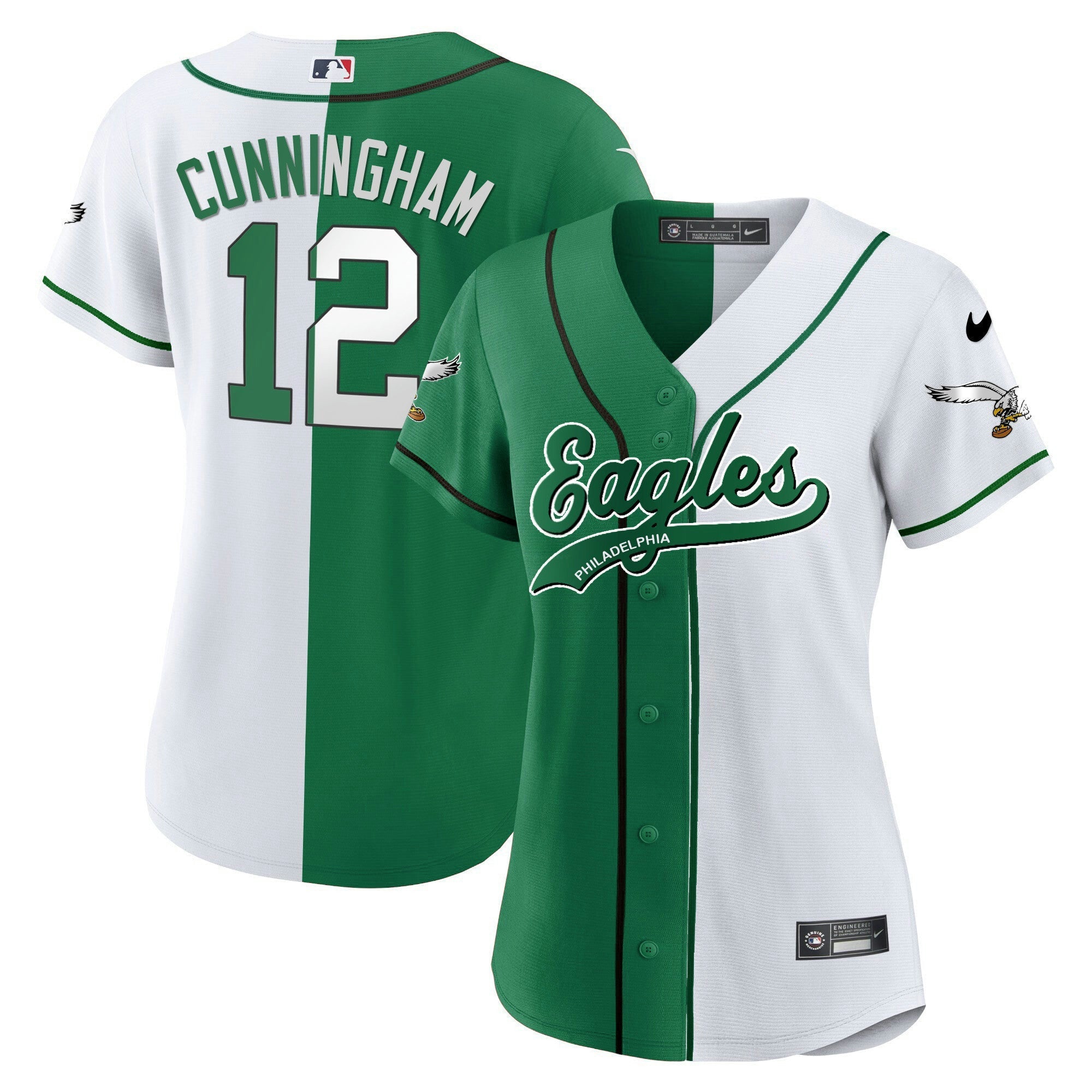 Camisa NFL Women’s Kelly Green Baseball Limited Jersey