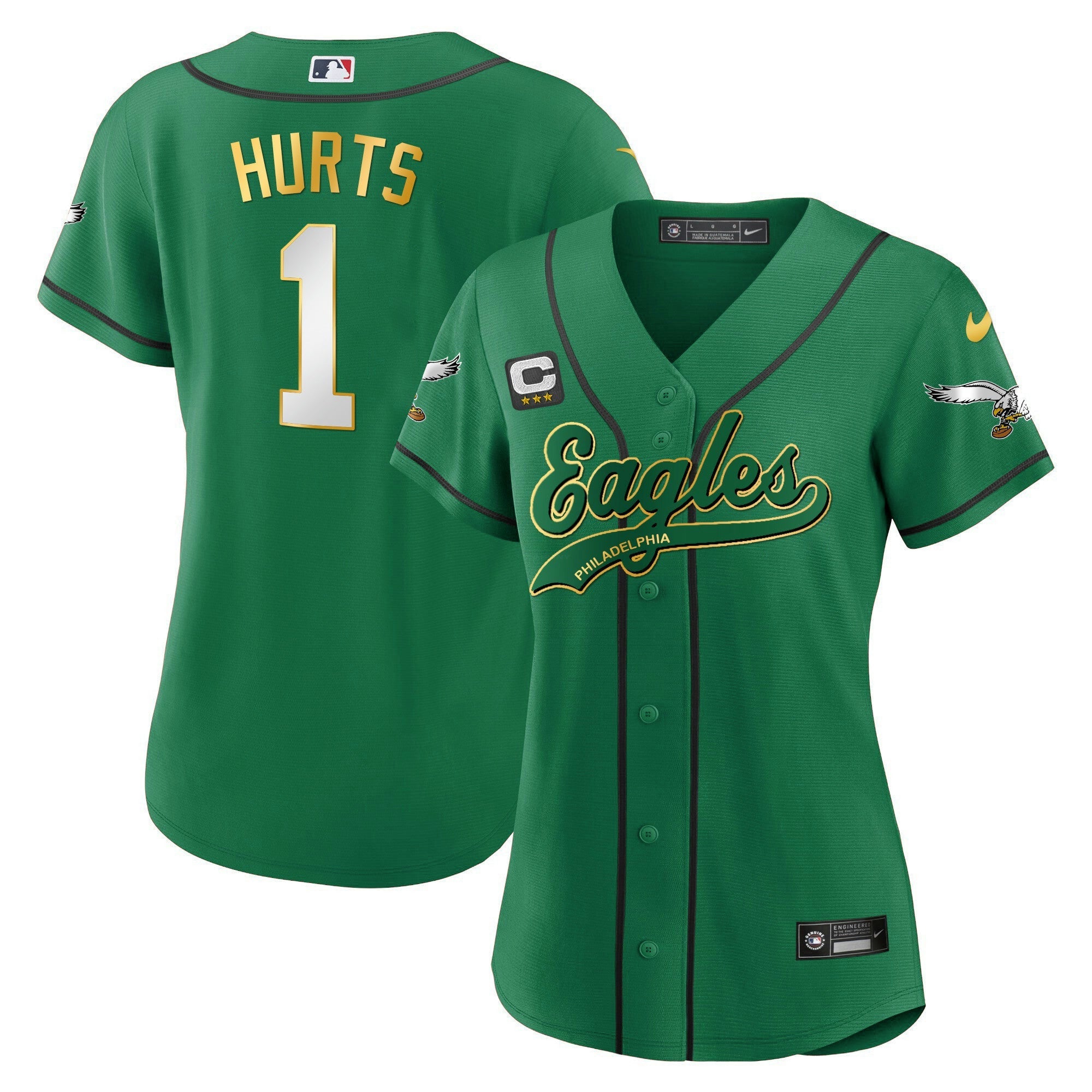 Camisa NFL Women’s Kelly Green Jersey