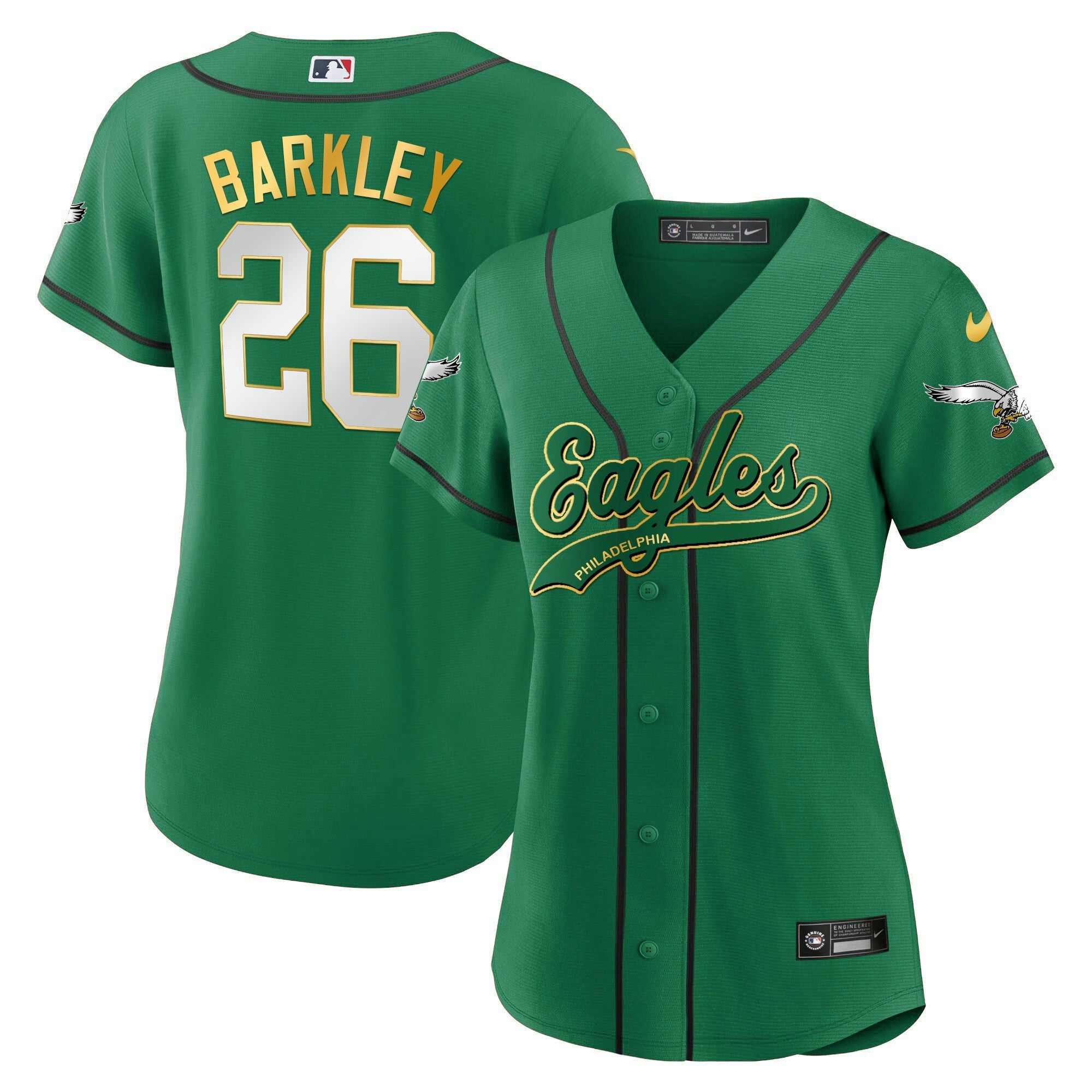 Camisa NFL Women’s Kelly Green Jersey