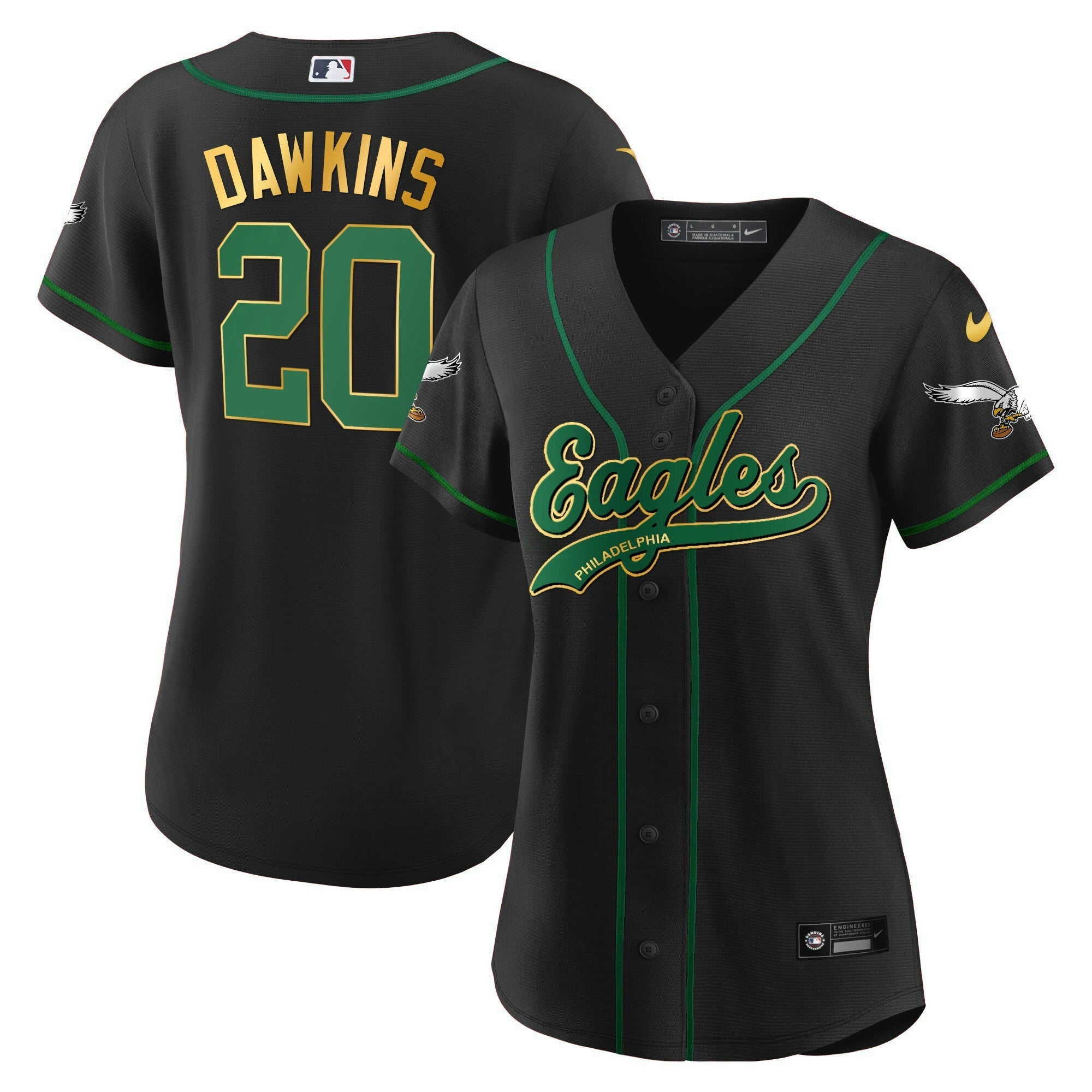 Camisa NFL Women’s Kelly Green Jersey