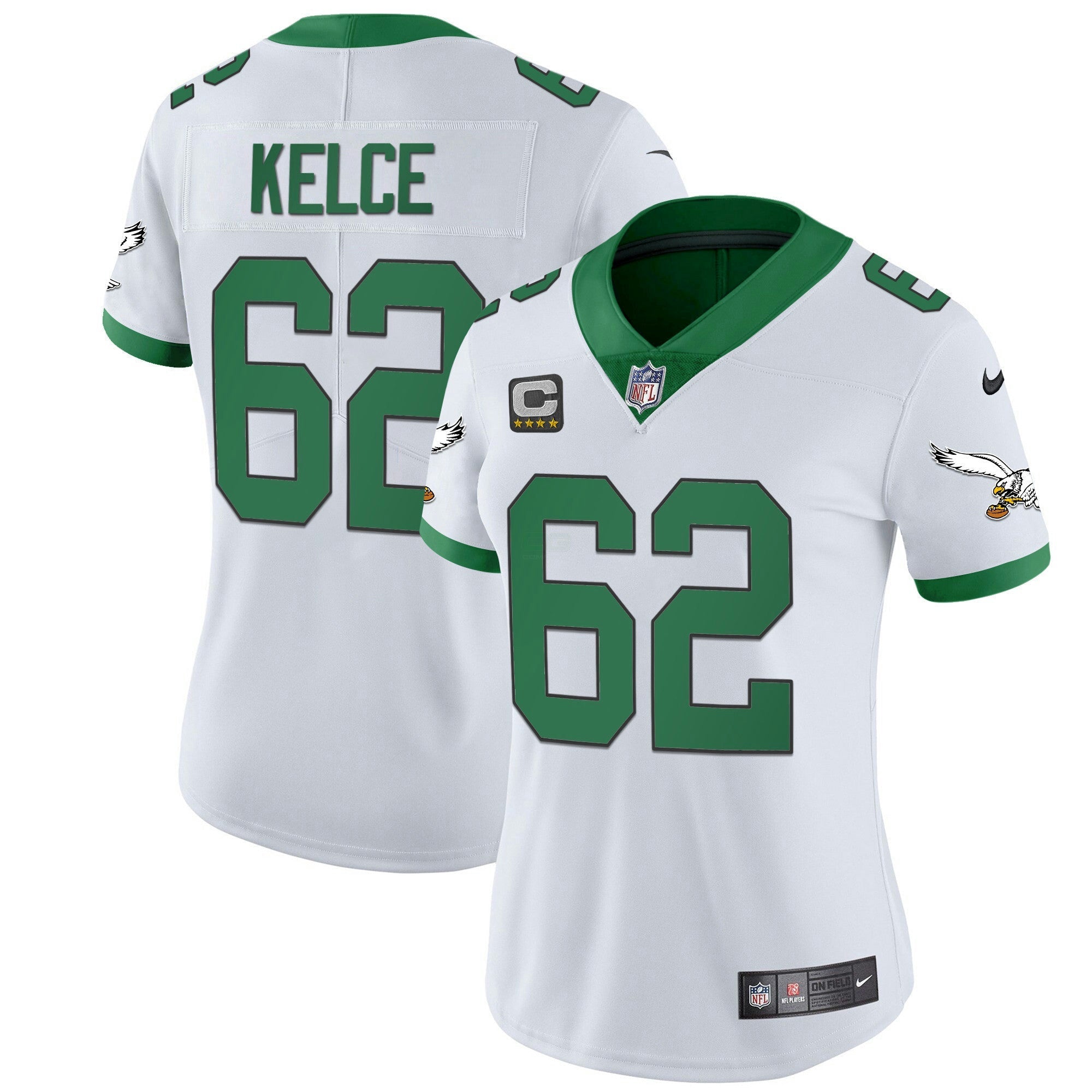 Camisa NFL Women’s Kelly Green Vapor Limited Jersey V2