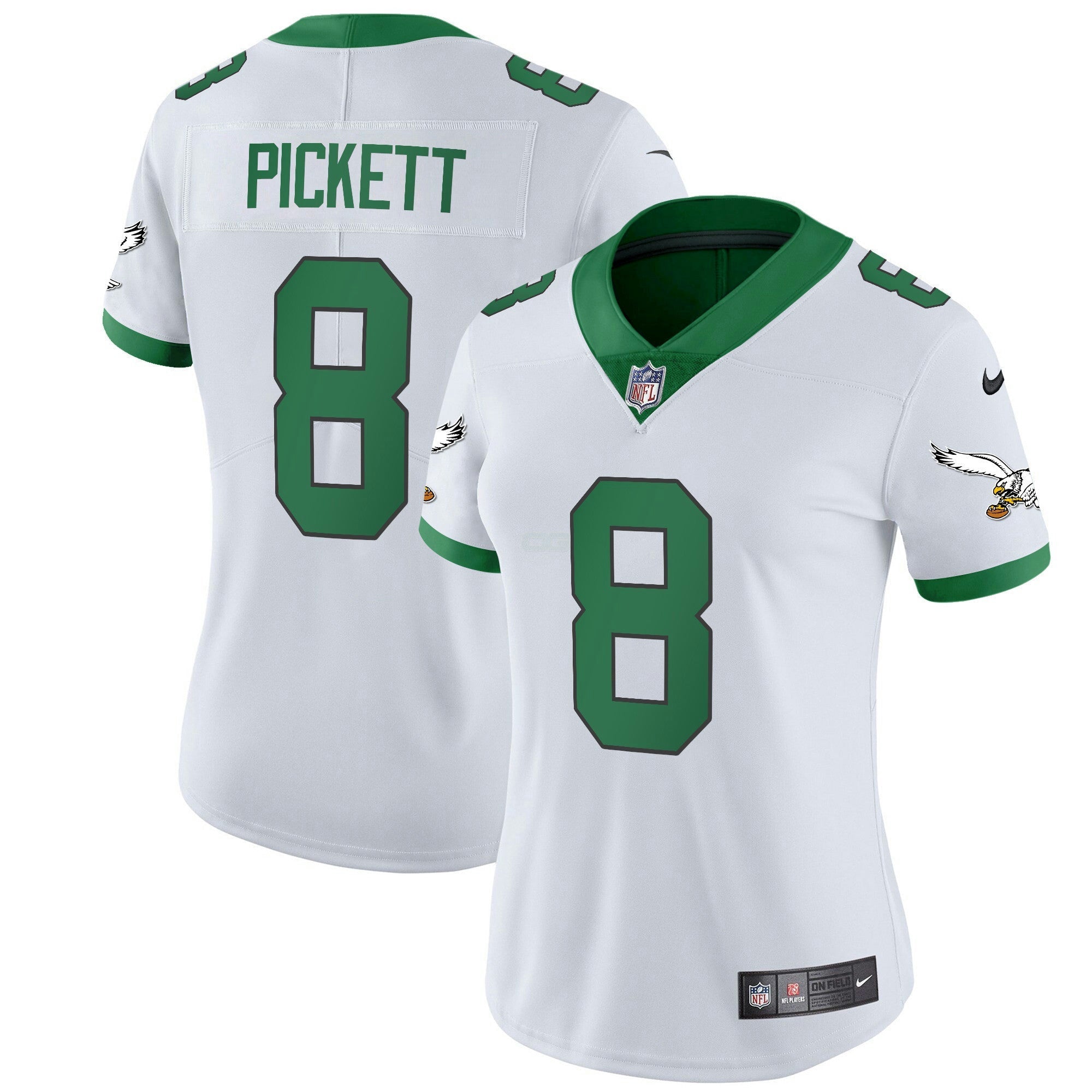 Camisa NFL Women’s Kelly Green Vapor Limited Jersey V2