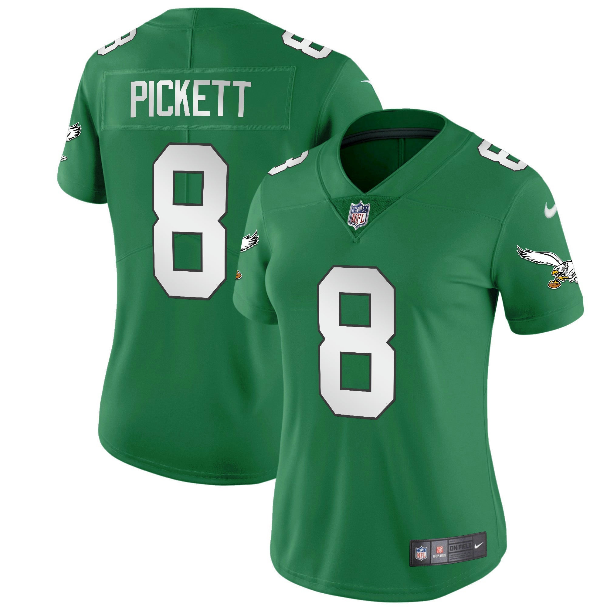 Camisa NFL Women’s Kelly Green Vapor Limited Jersey V2