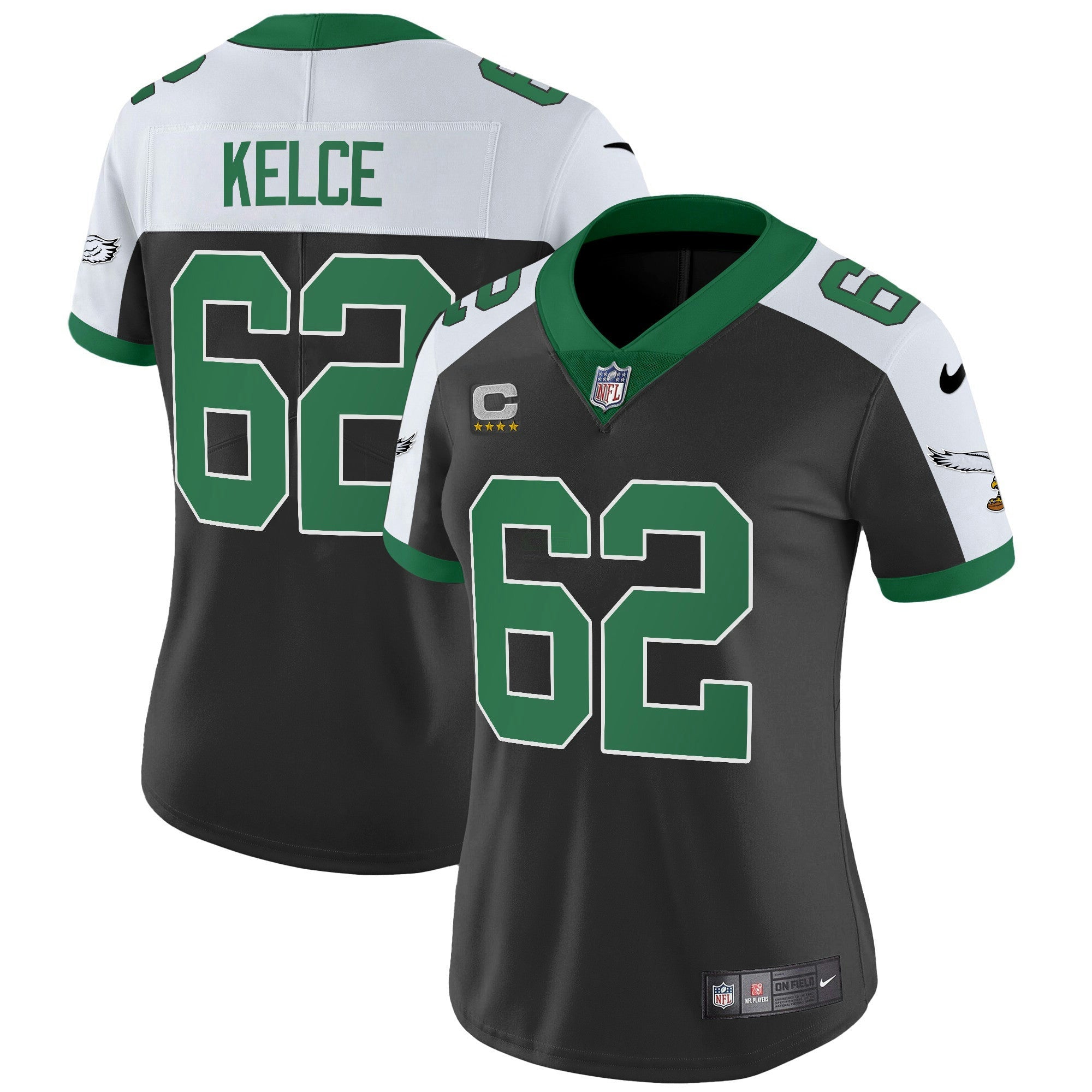 Camisa NFL Women’s Kelly Green Vapor Limited Jersey V2